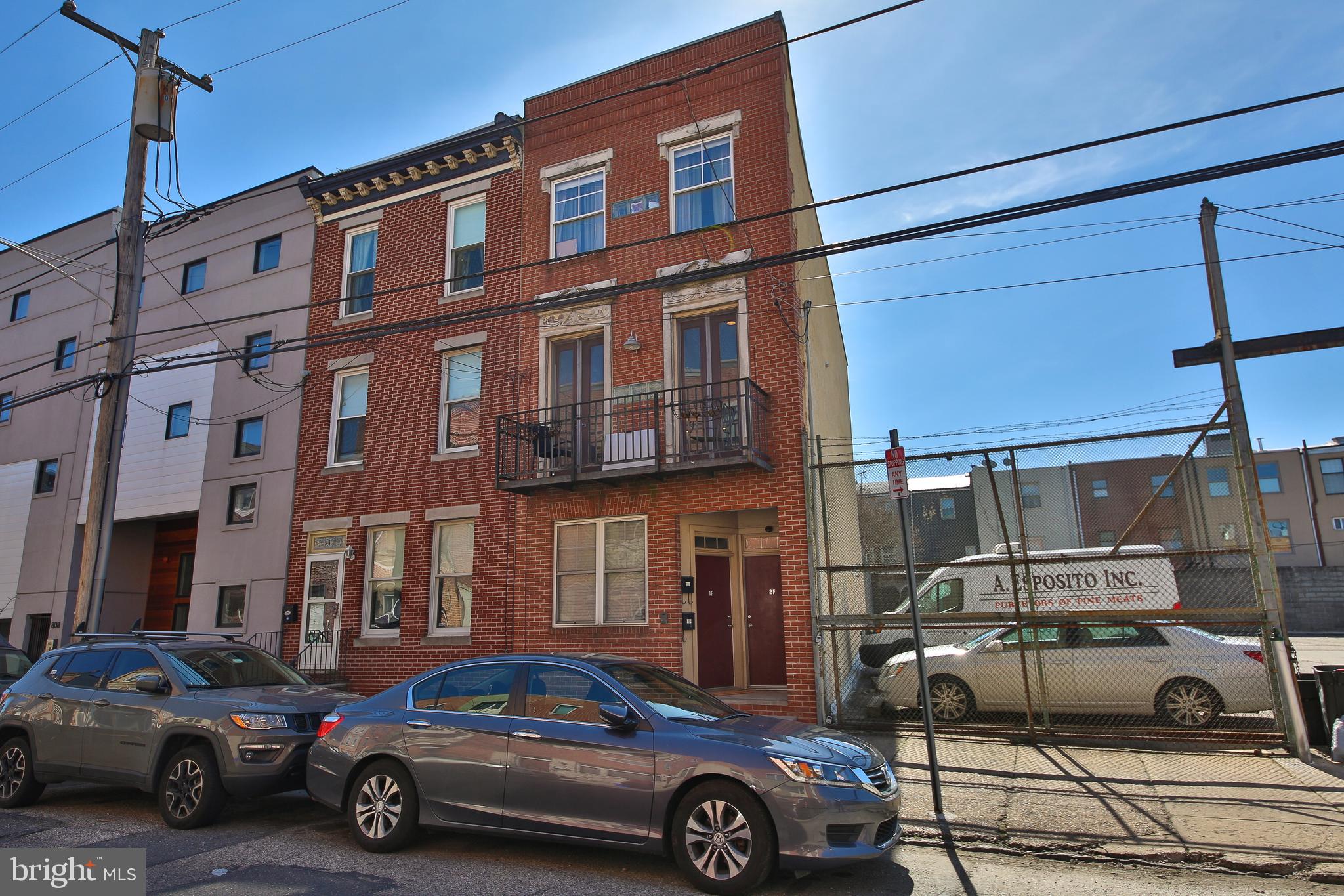 Live in one unit and rent the other! Unit 1F  is a beautiful 1BR + den rehabbed in 2021! This bright & airy 1st-floor unit has a large living area and newer kitchen. Bedroom is also large and flows into the den area, which is perfect for an office or workout room. It has two big closets and there is also interior access to the basement for additional storage. Washer & dryer are in basement for use by this unit only. Unit 2F is a spacious 3 BR/2BA bi-level house, rehabbed top to bottom in 2002. Open floor plan on main living level. Kitchen features granite counter-tops, gas cooking, ample cabinet space and breakfast bar. Main level also has hardwood floors, French doors to front balcony, full bath and one bedroom with access to rear deck. 2nd level has 2 additional bedrooms (walk-in closet in primary), full bath with clawfoot tub & separate shower, computer nook and full size washer & dryer. House is wired for central stereo. Large basement for storage. The yard is spacious, private and has a lovely paver patio. Both units have access to the yard. Separately metered for gas & electric. You can buy fresh produce every day...you're only steps from the Italian market, great restaurants & coffee shops! Within walking distance to Center City, South Philly, Bella Vista, Queen Village & South Street. Close to public transportation and easy access to shopping centers.  Street parking, but nearby lots as well. Both owners are PA state licensed Realtors.