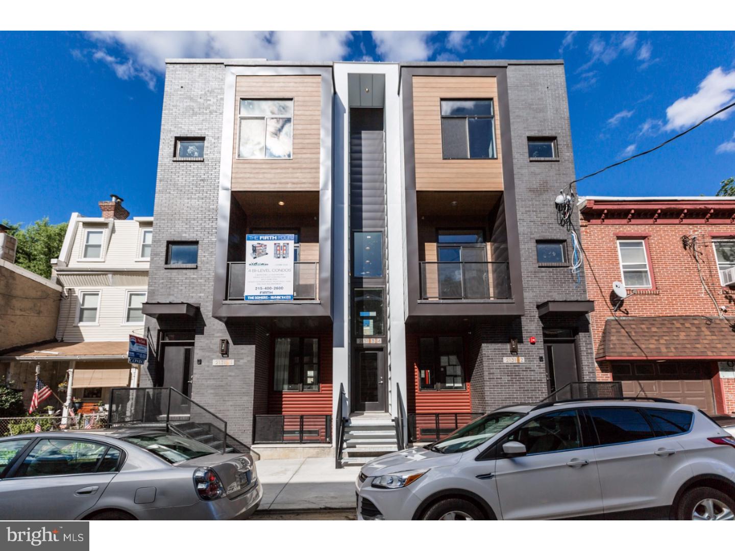 Welcome to The FIRTH FOUR, an amazing four-unit condo development located in prime section of Fishtown / East Kensington. Units 1 and 2 are on the first level with tons of natural light and open floor plan. Condo fees are low and TBD.  Real Estate taxes will be less than $300 per year with 10-year tax abatement. Tons of high end finishes in the unit which includes ice white quartz counter tops, light gray maple cabinets, and glass tile back splash for the kitchen. Bathroom features include porcelain floor tile, white shaker maple cabinets, porcelain wall tile and glass tile.  Stainless steel appliances included: 5 burner gas stove along with front load washer and dryer.  The first floor is expansive open space with a modern feel. Tons of light. Strand bamboo flooring throughout. Half bath on the first floor. Lower lever has 2 very spacious bedrooms with ample closet space and washer/dryer. The unit has private rear yard perfect for pets and/or BBQ. Other features include tank-less hot water heater, split zone HVAC, intercom with video, and ceiling fans in bedrooms and living rooms. This will be a MUST see. Available immediately. A wet bar is an optional upgrade below the roof deck. The developer has a fantastic reputation in the neighborhood with completed project on Sergeant St SOLD OUT. Block is very private and quaint which makes parking nearby a breeze. Super attractive price per sqft. Magnificent construction surrounding this property. We welcome your visit today!
