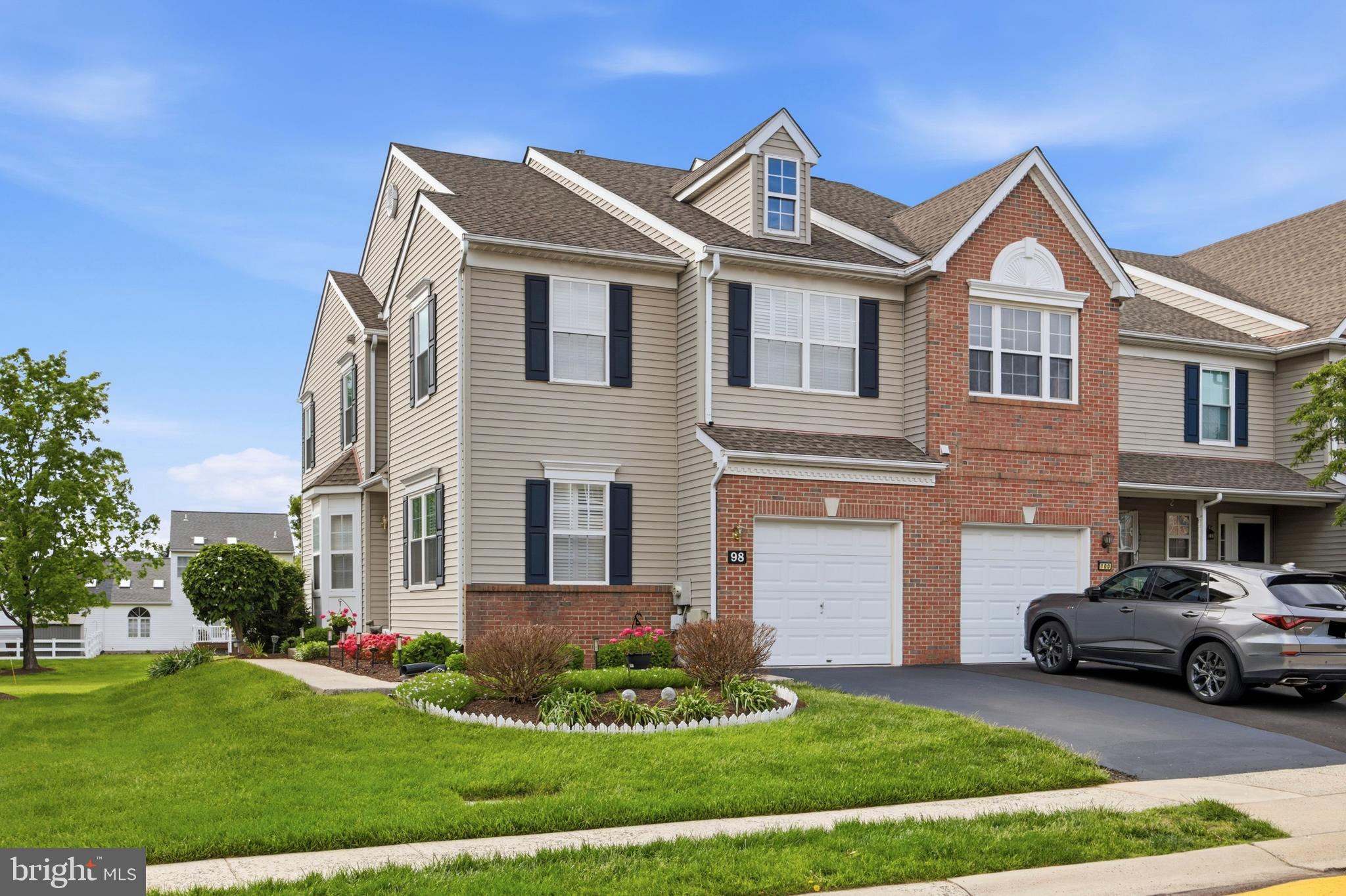 This beautifully maintained end-unit townhome in the sought-after The Links at Spring-Ford sits on a coveted large corner lot in the highly regarded Spring-Ford Area School District and offers exceptional curb appeal, ample natural light, and low-maintenance living throughout.

This 3-bedroom, 2 full bath, 1 half bath home features refinished hardwood flooring, modern lighting with brass finishes, dimmers, and a finished basement offering additional living space. The primary suite includes a soaking tub, walk-in shower, and china vanities, while all bathrooms throughout the home feature updated china vanities and upgraded fixtures for a cohesive, elevated finish.

Major improvements include refinished hardwood floors (May 2026) and a full kitchen renovation (May 2026) featuring quartz countertops, stainless steel appliances, subway tile backsplash, new sink, multiple upgraded faucets including a real Moen faucet with lifetime warranty, and a standout center island opening to the family room with an electric fireplace. Additional updates include a refinished oversized deck (May 2025) showcasing a spacious outdoor living area on the corner lot with stone landscaping accents, updated bathroom cabinets (Summer 2025), and 13 Viwinco windows installed throughout the home (August 2025).

All systems are well maintained, including a sump pump replaced just two months ago. The HOA covers lawn care, snow removal, trash, roof maintenance, and exterior painting (including shutters and doors), providing true low-maintenance living in one of Royersford’s most desirable communities.