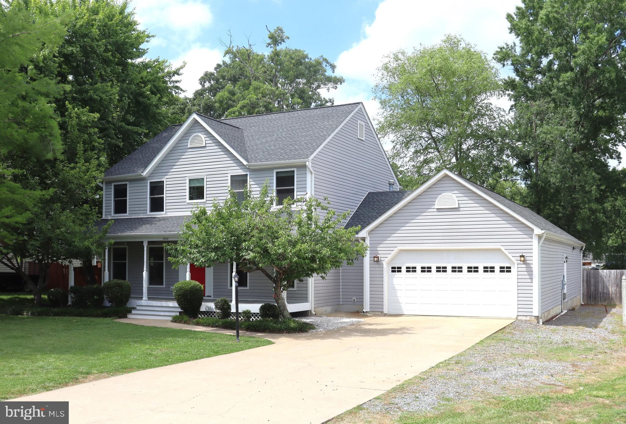 Welcome home to this spacious and well-appointed 3-bedroom, 3.5-bath Colonial situated on a beautifully landscaped 0.31-acre lot. A full covered front porch creates a welcoming first impression and leads into a thoughtfully designed interior featuring a large living room, formal dining room, and comfortable family room with fireplace.
The kitchen is designed for both everyday living and entertaining, offering abundant cabinet and counter space, granite countertops, and a gas range. Upstairs, the spacious primary suite features a large walk-in closet and private bath with double-sink vanity, soaking tub, separate shower, and private water closet. Two additional bedrooms, a hall bath with double-sink vanity, and conveniently located upper-level laundry complete the second floor.
A tastefully designed addition expands both the living space and garage, creating a versatile bonus room with vaulted ceiling, sink, refrigerator, full bathroom, and large storage closet—ideal for guests, a home office, recreation space, or multi-generational living. The expansion also created an impressive garage of approximately 1,000 square feet, providing exceptional room for vehicles, hobbies, workshop space, or storage.
Outdoor living is equally impressive with a deck accessible from both the family room and bonus room, a patio featuring a natural gas fire pit, and a beautiful fenced rear yard perfect for entertaining, relaxing, and enjoying the outdoors.
Convenient to shopping, schools, and commuter routes.
Sellers offering Old Republic Gold Coverage 1 year $735.00
Roof replaced 2015, New siding and windows 2019, and more upgrades....come and see!