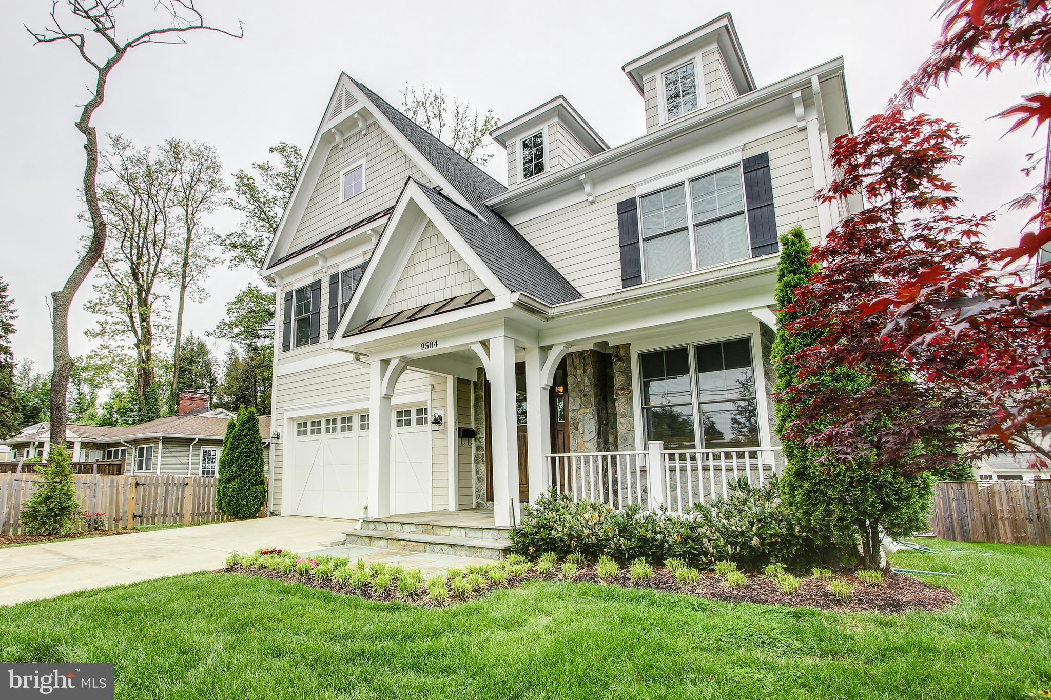Simply gorgeous almost new home with an abundance of natural light, plus all the upgraded bells and whistles! 9ft ceilings, open floorplan, stunning kitchen with French doors to expanded deck for entertaining. Deck has ceiling fans and shades for screening the summer sun. Sun filled family room with gas fireplace, beautiful moldings and custom millwork. Dining room easily seats 10, opens to living room for expansive entertaining. Stunning master suite with 2 walk in closets, huge master bath with soaking tub and spa shower, 2 vanities. 3 spacious bedrooms, jack n jill bath. Laundry room upstairs. Lower level has the perfect au pair bedroom or home office with a full bath. Very spacious family room/rec room. Your home oasis awaits! Property sits on 2 lots. Estimated finished square footage based on builder specs available in disclosures. OPEN HOUSE SUNDAY (7/25) 11:00 AM TO 1:00 PM.  Note the early time! Offers due Tuesday 7/27 by 6pm