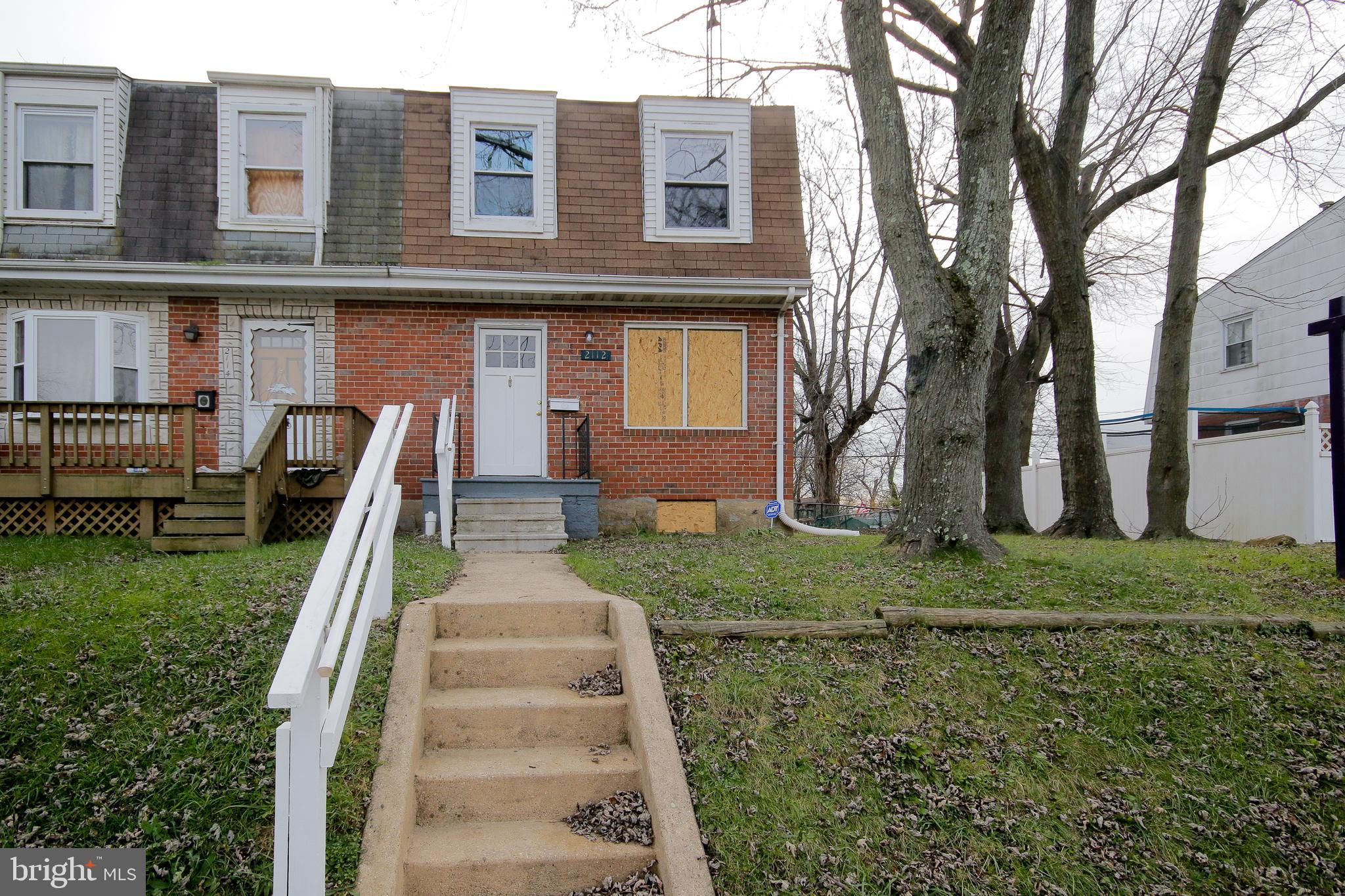 Nice Townhome in Baltimore Co. with a partially finished basement! New Paint, New Carpet, wood floors, central air conditioning, washer & dryer, dishwasher, big fenced in yard with off street parking.
