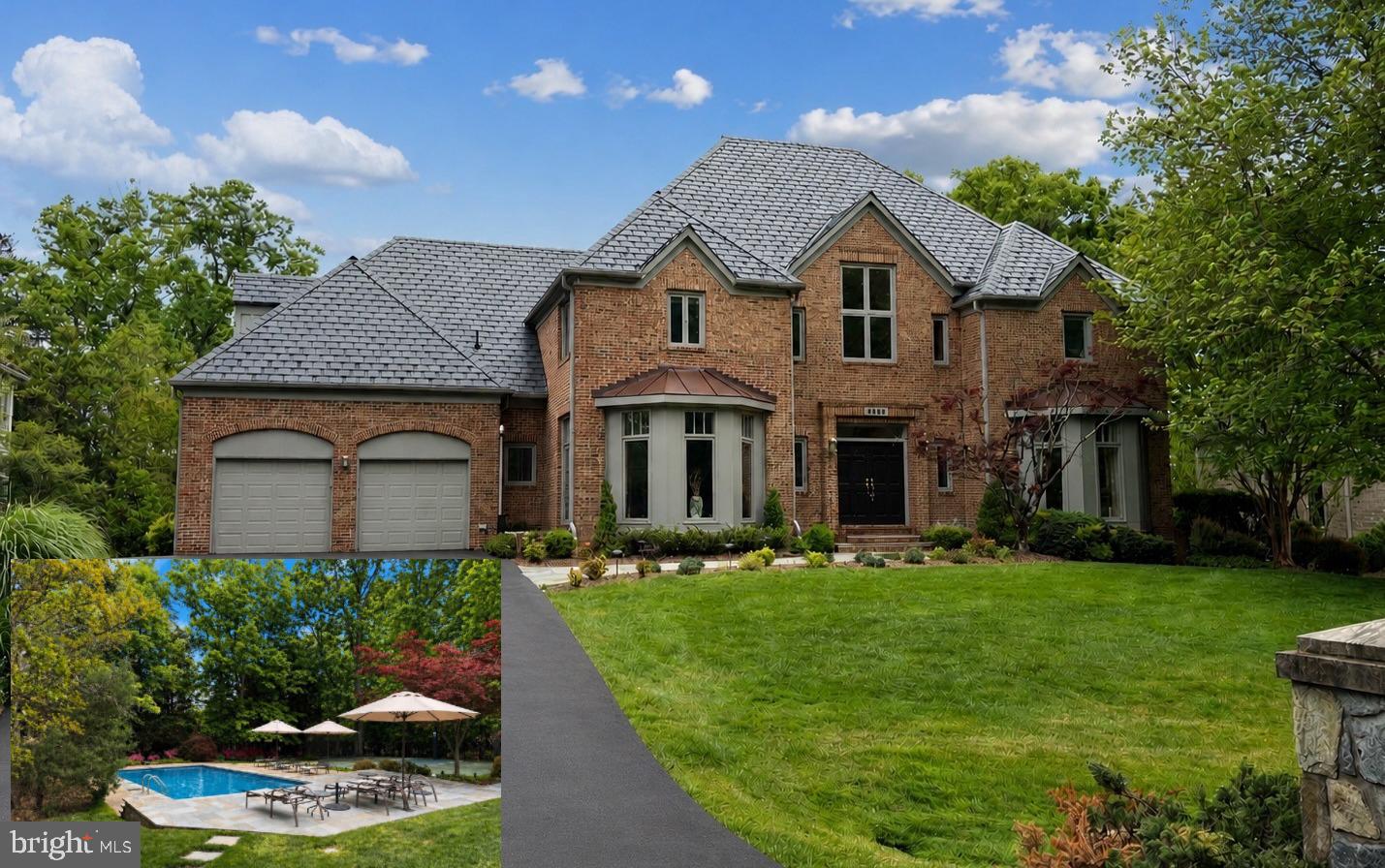 Back on the market with BRAND NEW ROOF (synthetic slate - April 2026) and now with the pool open. 

Gorgeous and spacious all brick home in the sought-after community of Avenel. Featuring a gorgeous heated pool, NEW roof (April 2026), generator, main level guest bedroom + 4 bedroom with private baths upstairs. HOA Fee includes lawn maintenance.
----
The spectacular backyard is thoughtfully designed for both relaxation and entertaining, featuring a heated pool with spa, sport court, and lush landscaping that creates a private oasis.

Inside, spacious, light-filled rooms flow effortlessly for elegant gatherings, complemented by a sunroom, a beautifully updated gourmet kitchen, and tastefully renovated baths throughout. The highly desirable floor plan includes a main-level guest suite, while the upper level offers four en-suite bedrooms, highlighted by an expansive primary retreat with fireplace, an extraordinary dressing room, and a luxurious marble bath.

The lower level adds exceptional versatility with a great room anchored by a dramatic floor-to-ceiling stone fireplace, a guest bedroom, an exercise room, and abundant space for future finished living areas or storage.

Don't miss!