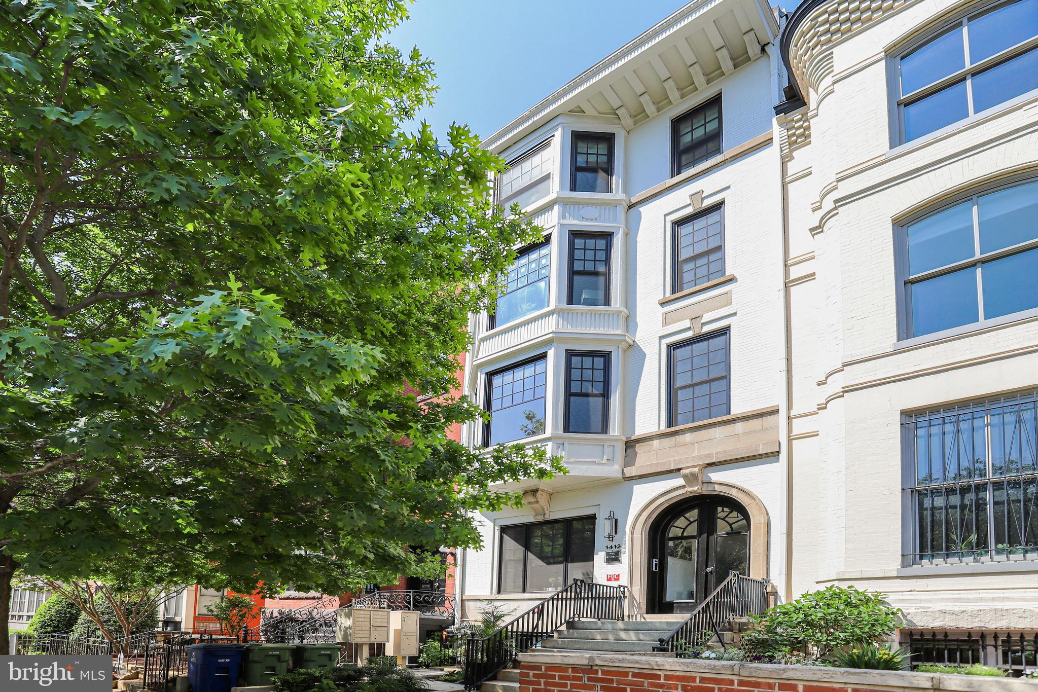 Welcome to The Stinson, where sophisticated design meets remarkable value in this unique boutique condominium building. This sleek 2-bedroom, 2-bath residence features a spacious, thoughtfully designed floor plan that seamlessly blends modern elegance with timeless character.
Step through the lovingly restored historic façade into a bright, airy foyer that welcomes you to this exclusive property, home to just 11 extraordinary units. This apartment is brimming with standout features: expansive windows that flood the space with natural light, exposed brick accents, rich wood flooring, and a custom gourmet kitchen equipped with premium Bertazzoni appliances and quartz countertops.
Ideally situated in every-popular Logan Circle, with quick access to Dupont Circle and the 14th Street corridor, The Stinson places the best of urban living right at your doorstep. With a Walkability Score of 98, the location provides easy access to acclaimed restaurants, boutique shopping, and dynamic nightlife. Everyday conveniences like Whole Foods are around the corner, while beloved spots like Blue Bottle Coffee, Sweetgreen, Logan Tavern, and Milk Bar are just steps away to satisfy your cravings. Don’t miss the chance to call this exceptional property home!