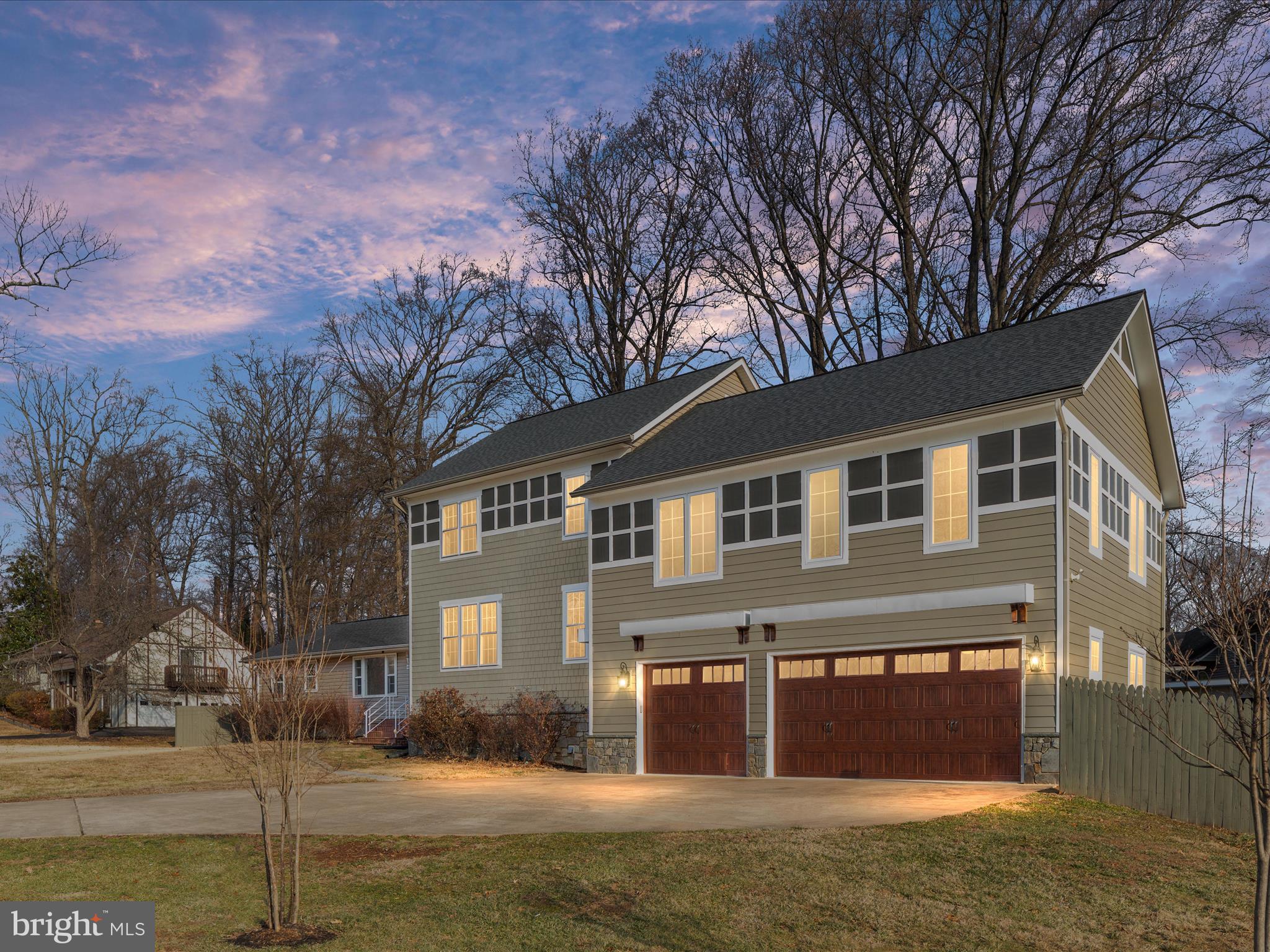 4545 finished square feet!   6461 total square feet!   Discover this exquisite custom-built home, crafted by and for the builder featuring 4545 finished square feet of luxurious living space.  Situated on a sprawling 1/2 acre flat corner lot, this home underwent a complete renovation from 2016-2108 showcasing high-end finishes and thoughtful design throughout.   Step inside to a chef's kitchen complete with quartz waterfall top, premium appliances and ample space for entertaining.   The open concept layout flows effortlessly into the spacious living and dining areas adorned with designer touches.  
This home boasts an oversized 3 car garage providing plenty of storage and convenience.  Its prime location is just moments from Oakton Shopping Center offering easy access to dining, retail and major commuting routes.  
Don't miss the opportunity to own a custom masterpiece in a sought after location!    Perfect for in-laws or extended family.   Complete renovation from 2016-2025 Both Kitchens, Basement and Garage renovations completed January 2025.   3  separate HVAC units,  2 water heaters, central vac and 2 walkable attic storage spaces!