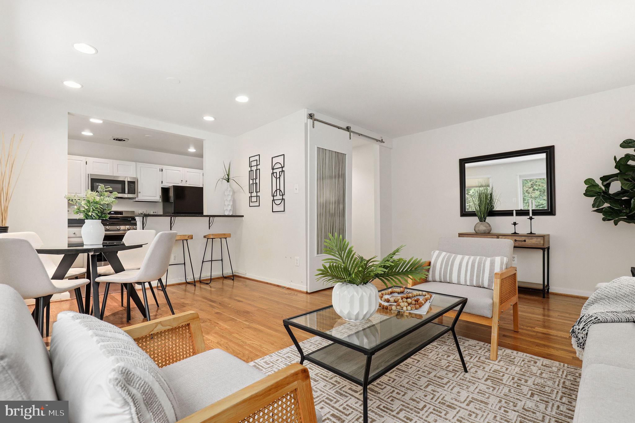 PROFESSIONAL PHOTOS, 3D MATTERPORT SCAN, & FLOOR PLANS COMING SOON!
Amazing, Move-In Ready 1 Bedroom, 1 Bath Parkside Condo in Bethesda.  Beautiful hardwood floors throughout. Top floor with balcony overlooking woods. Updated kitchen with brand new stove, microwave, refrigerator, and all new electrical panel.  The kitchen opens to the main living/dining area. Updated bathroom with new vanity, toilet, lights and mirror. Replacement thermal windows. Low monthly condo fee includes utilities (heat, ac, gas, electric, w/s) and amenities (pools, tennis courts, ballfield, picnic area, playground, clubhouses). Parkside is a hidden treasure in Bethesda. Surrounded by parks. Steps to Metro and Strathmore Music and Arts. Walk or bike in Rock Creek Park. Walk to Garrett Park which offers an elementary school, a MARC train station with service to Union Station, post office, farmer's market and more! Hop right on the beltway(I-495) or I-270. Near NIH, Walter Reed Bethesda Medical, Whole Foods, Pike and Rose, and downtown DC in minutes by Metro. DON’T LET THIS ONE SLIP AWAY!!!