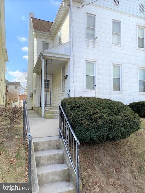 Lots of possibilities with this duplex! Great for a rental, just needs a full bath!  Previous owner removed bathtub to make extra living space. That room could be turned into a walk in closet and the other space put back into the bathroom for a shower/tub.  Nice 1/2 bath on 1st floor with room that you could add doors to have 1st floor bedroom. Walk through factor with 2nd floor bedrooms. Nice closets. With a little work, it will make a great rental with a shed and garage, full basement and full attic!