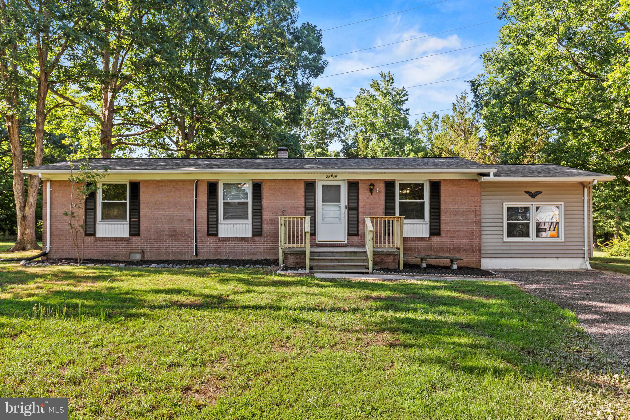 Tucked away at the end of a quiet road in the Barefoot Acres neighborhood, this 3-bedroom, 2-bath rambler offers the privacy, convenience, and affordability that many buyers have been searching for. With approximately 1,440 square feet of living space, no HOA, and a large cleared lot, this property is a fantastic opportunity for first-time homebuyers, small families, military personnel, and local professionals.

Step inside and you'll be welcomed by a spacious foyer that opens into a large living room, creating a comfortable gathering space for family and friends. The eat-in kitchen features updated finishes, stainless steel appliances, and a brand-new refrigerator, making it ready for everyday meals and weekend entertaining. Luxury vinyl plank flooring runs throughout the home, providing durability, easy maintenance, and a modern look.

In addition to the three bedrooms, the home includes a versatile bonus room that could serve as a home office, playroom, second family room, guest space, or even a potential fourth bedroom depending on your needs. Mini-split systems throughout the home help deliver exceptional energy efficiency and personalized comfort year-round.

Outside, you'll find one of the property's biggest highlights: a large, level, cleared yard with plenty of room for outdoor activities, pets, gardening, or entertaining. Mature trees along the rear property line create a natural privacy barrier, while the shed provides valuable storage space. The driveway easily accommodates four or more vehicles.

Located just minutes from shopping, restaurants, grocery stores, and everyday conveniences along Route 235, this home also offers an easy commute to NAS Patuxent River and is approximately an hour from Washington, DC. This one you won't want to miss. Hurry, this place won't last!