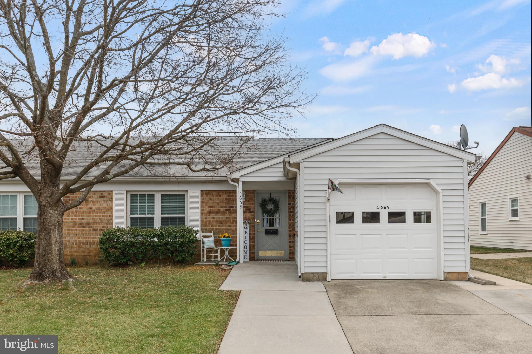Welcome to this lovely charming semi-detached home in the 55+ community of Crestwood Village.  This home is perfectly located on Crabapple Drive in a community that offers a wealth of amenities and a vibrant active life style. Here you are close to everything , but NO CITY TAXES!  This well maintained gem includes 2 nice-sized bedrooms, 2 full baths, and a separate laundry room with a full size washer and dryer. Enjoy your mornings in the large country kitchen with plenty of table space and an exit to an outside patio that backs to a beautiful well maintained common area. This is one level living at its finest with a one car attached garage and an oversized personal driveway.  Crestwood Village Clubhouse offers a computer room, library, fitness room, card and billiard room, shuffleboard courts, a heated swimming pool, and much more! The Association also offers lawn care, leaf and snow removal, garbage and recycling pickup, security and basic cable television! In addition, the Crestwood shuttle offers trip to numerous local destinations, including shopping centers and place of worship!
