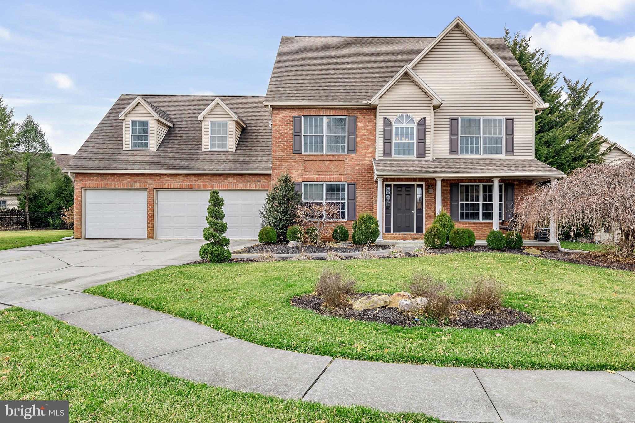 Wow! You don't want to miss this 4 bedroom 3. 5  bath home situated in a large cul-de-sac in Good Hope Farms South.  *Unique option available- to purchase fully or partially furnished at the buyer's discretion For additional info contact the listing agent. Located in Hampden Township, Cumberland Valley school district. The first floor features a formal living room and dining room. Family room with a gas fireplace and hardwood floors. The kitchen features quartz counters, a stacked stone backsplash, and Samsung stainless steel appliances. Main-level laundry. The second floor features a primary suite with a walk-in tile shower, whirlpool tub, separate vanities, and a spacious walk-in closet.  Three additional spacious bedrooms and a full bath. The fully finished basement is complete with a wet bar, surround sound, a full bathroom, and an additional space currently being used as an office. The pool table, dart board, and bar stools convey. Three-car garage. Head out back to enjoy a serene vacation at home in the heated, saltwater pool.  Two remote awnings for added enjoyment. The large L- shaped pool is approx 3.5 -8 ft deep and comes complete with a volleyball net and diving pool. Recent upgrades pool heat pump, liner, variable speed pool pump, cartridge filter, and saltwater system.  View this spectacular property today!