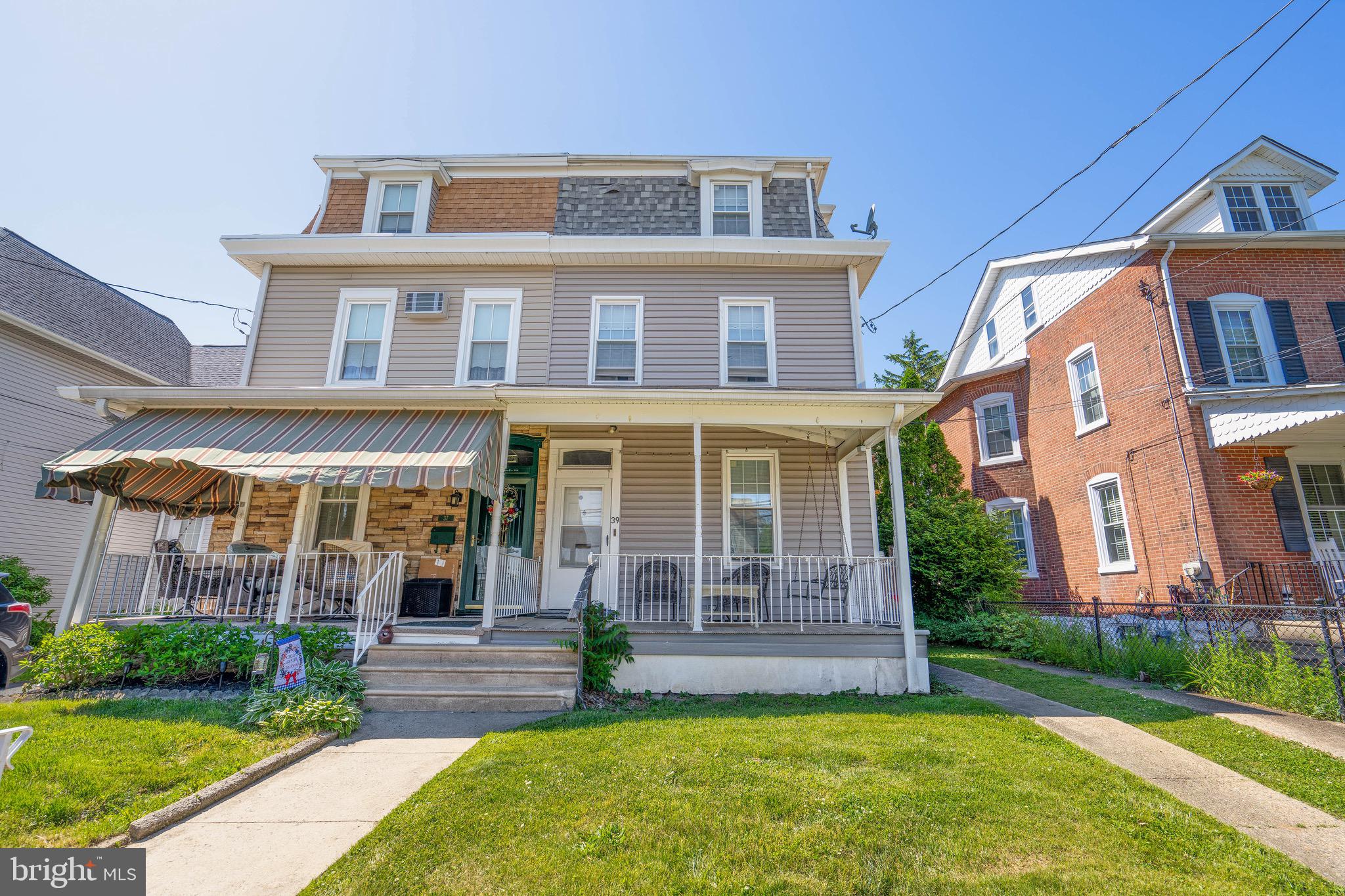 Fabulous duplex in Rockledge Borough. This 2+1 setup is a great opportunity for an investor or owner-occupant looking to build long-term wealth. Located in the highly sought-after Abington School District, this property offers excellent upside and long-term appreciation potential. Don’t miss your opportunity to start collecting rent and take advantage of the tax benefits of owning investment real estate. The property features brand-new heating systems and water heaters, functional layouts, usable yard space, and a strong location. A great addition to any portfolio or a smart first step into multifamily ownership. Schedule your appointment before it's done