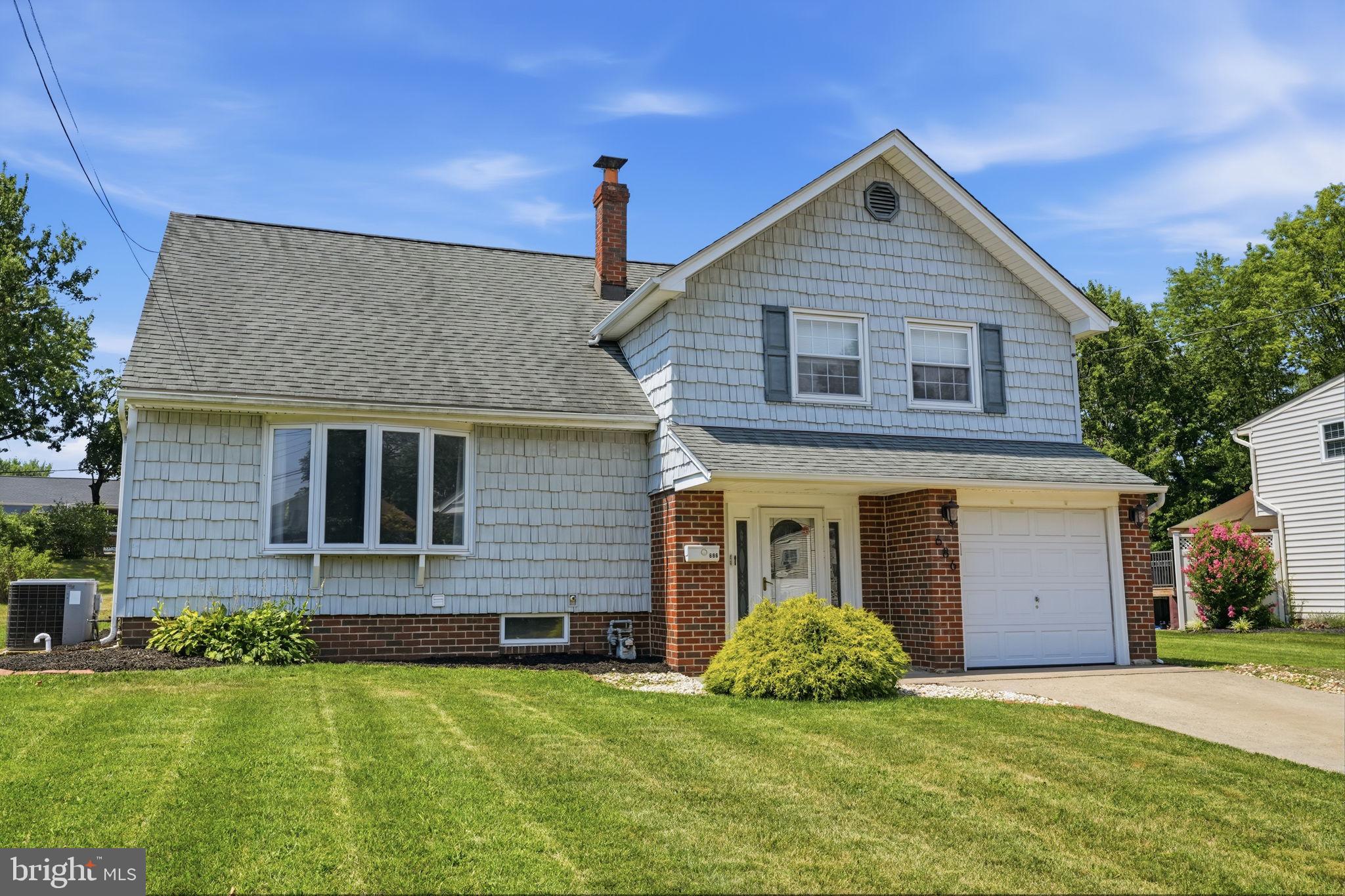 ***We are now in receipt of multiple offers - please have all offers in by Sunday, 7/19 at 7pm. Thanks!*** Welcome home! Located in the desirable neighborhood of Glen View Park on a large lot and close to restaurants, entertainment, and commuter routes, 686 Cheryl Drive is sure to please.  Step into your bright and airy foyer and take in all this home has to offer. The first floor features a large living room with recessed and dimmable lighting, a powder room, massive coat closet, and access to your laundry room just down a few steps in the basement. Upstairs to the second floor you will find a second living room with vaulted ceilings, modern propeller ceiling fan, recessed lighting, and exposed brick wall - wow! The living room leads into your well-sized dining room and well-appointed modern kitchen, which comes complete with all stainless steel appliances, gas cooktop oven, granite countertops, and new stainless steel range hood with exhaust fan. On the third floor of this home you will find three ample sized bedrooms, including the primary bedroom with a large closet and ensuite bathroom, along with a full hall bathroom with tub shower combination. The fourth floor of this home features another large bedroom with a bonus half bathroom along with a full walk-in closet. The property is over a quarter of an acre and a survey has already been completed so the future homeowner will be able to easily fence in the yard if they so choose - the property is currently staked out and the survey document is available upon request. Upgrades include: 200 AMP upgraded electrical service installed at the end of 2023, all new ceiling fans and many new light fixtures installed at the end of 2023, hardwood floors refinished throughout home at the end of 2023,  interior of home completely repainted in early 2024, new natural gas oven installed in 2024, custom blackout blinds on all bedroom windows installed in 2024, custom wrought iron banisters forged by a local ornamental ironworker installed in 2024, new electric garage door opener and keypad with battery backup installed in 2024, new range hood in kitchen that actually exhausts to the exterior of home installed in 2026, new vanity and toilet installed in primary bathroom in 2026, water heater replaced in 2022, natural gas heater replaced in 2022, among others. Don't miss out - come see all this home has to offer today! Agent is one of the owners of the property.