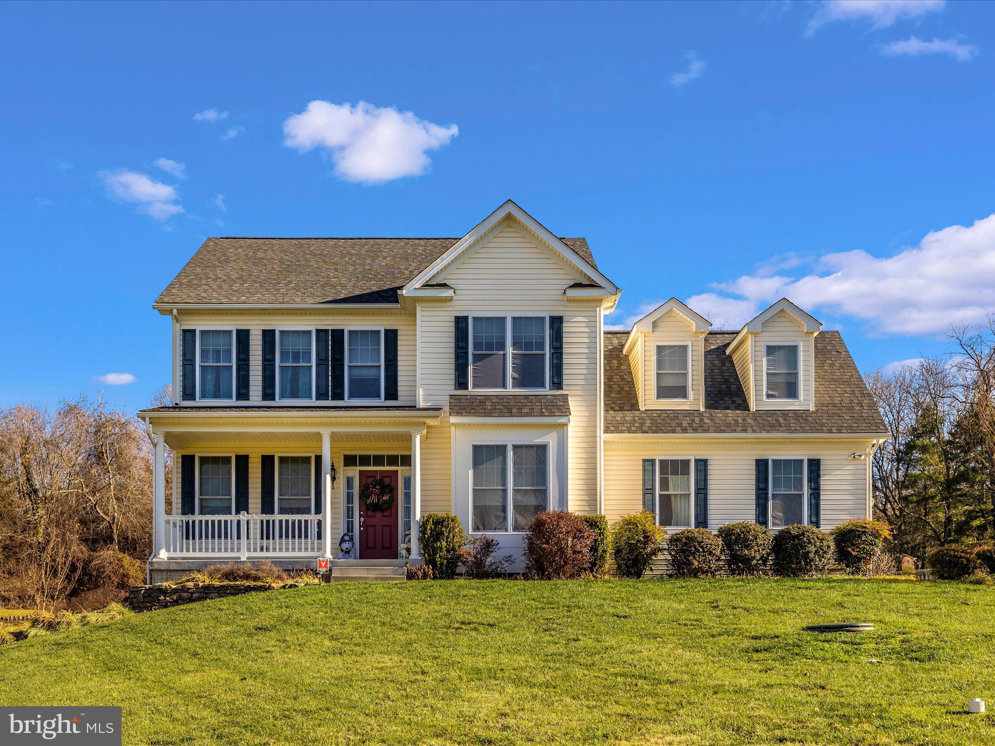 Get ready to see this beautiful custom built colonial home sitting on 3 acres with 4 bedrooms on the upper level, an Owners Suite with walk-in closet, a super bath with walk-in shower and soaking tub, and 
a bonus room above the garage perfect for extra storage or craft area.  The main level offers a living room with wood burning fireplace, a formal dining room, a den or office room and a kitchen that will please everyone.  Go outside to the expansive party deck and patio area that adjoins the designer in-ground pool with diving rock, waterfall and lounging area.  You'll never want to leave home when you have your own resort right out back!   Also included is the paved driveway, detached shed and excellent yard space for extra activities.   Schedule your showing as soon as you can. Sale is subject to sellers home of choice.