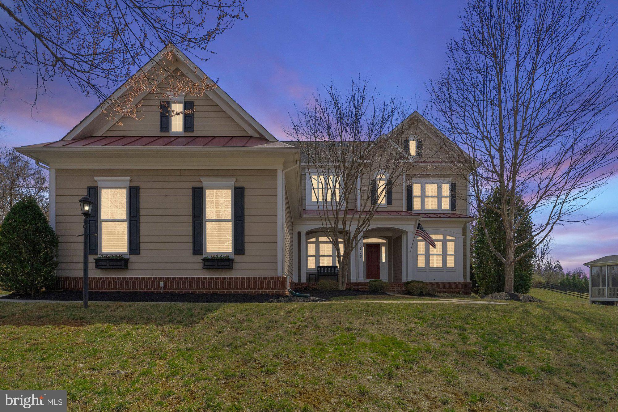 Gorgeous colonial home in the coveted Goose Creek Bend. This  home features 4 bedrooms, 4.5 bathrooms, and 4,884 finished square feet. Just off the foyer, you will find a spacious living space with an open concept feel. Tons of natural light in the formal living and dining rooms, Gourmet kitchen with a breakfast room, family room, office and mudroom with access to the garage. Gleaming hardwood floors, chair railings, high ceilings, elegant crown molding, and recess lighting throughout the main level. Laundry room and mudroom conveniently located on the main level. Luxurious owner’s suite with 2 walk-in closets, soaking tub & separate tiled walk-in shower. Three additional bedrooms and two bathrooms on the upper level.  Finished lower level with huge recreation room with a wet bar, a fitness room, bonus room, and a full bath. The outdoor space features a beautiful front porch and spacious deck at the rear of the home. Backyard that backs to trees for privacy.perfect for relaxing or barbecues with family & friends. Two car side-loading garage and spacious driveway for multiple cars. Short drive to shops and restaurants. Nearby Cool Spring/Harper Park/Heritage Pyramid.