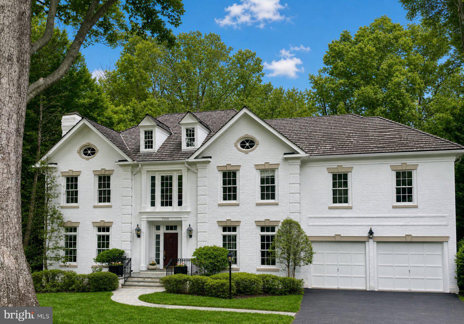 Exceptional custom-built Ted Visnic all-brick colonial set on a stunning 0.69 acre lot on a quiet cul-de-sac backing to parkland in coveted AVENEL. Wait till you see the backyard, this is truly one of the best lots in Eagle Ridge at AVENEL.  Filled with natural light, this home features soaring ceilings, a dramatic two-story entry foyer, and an impressive two-story Family Room plus a handsome paneled Study with a wall of built-ins. The expansive, open circular floor plan is ideal for both relaxed everyday living and effortless large-scale entertaining. Four bedrooms are thoughtfully arranged on the Upper Level including a luxurious Primary Suite with a versatile adjoining space-perfect for a private office, nursery or 5th bedroom.  The marble Primary Bath includes a jacuzzi and stall shower plus double vanities and an elevated ceiling.  Three other generously proportioned bedrooms and two full baths complete the Upper Level.  The full daylight, walk-out Lower Level includes a Recreation Room and an Au Pair Suite with a Full Bath plus two large storage areas (room for more finished space!!) plus a rough-in for a half bath. Relax on the private deck/pergola off the Main Level with a view of the gorgeous parkland or opt for the flagstone terrace on the lower level while watching family sports on the level backyard. In addition to this spectacular custom home, the location in the popular AVENEL community offers an easy lifestyle with a neighborhood pool, tennis and pickleball courts and weekly lawn maintenance. Ideally located off the Clara Barton Parkway, this location offers the best in commuting options to downtown DC, Tyson's Corner, VA, or north to the I-270 BioMed corridor.   Just a few miles away is Potomac Village offering all you need for every day life: banks, restaurants, Starbucks, groceries, Strosnider's Hardware and more.  Even better is the location to  Great Falls National Park, one of the most popular National Parks in the DC area.  Enjoy hiking, biking, kayaking or birding along the C&O Canal.  Bike into Georgetown or connect to the Capital Crescent Trail.  You'll feel like you had a vacation after visiting the park! Lastly, enjoy one of the nation's top school districts, the Whitman School Cluster.  Don't miss this incredible offering.  Act today.  Quick possession possible.