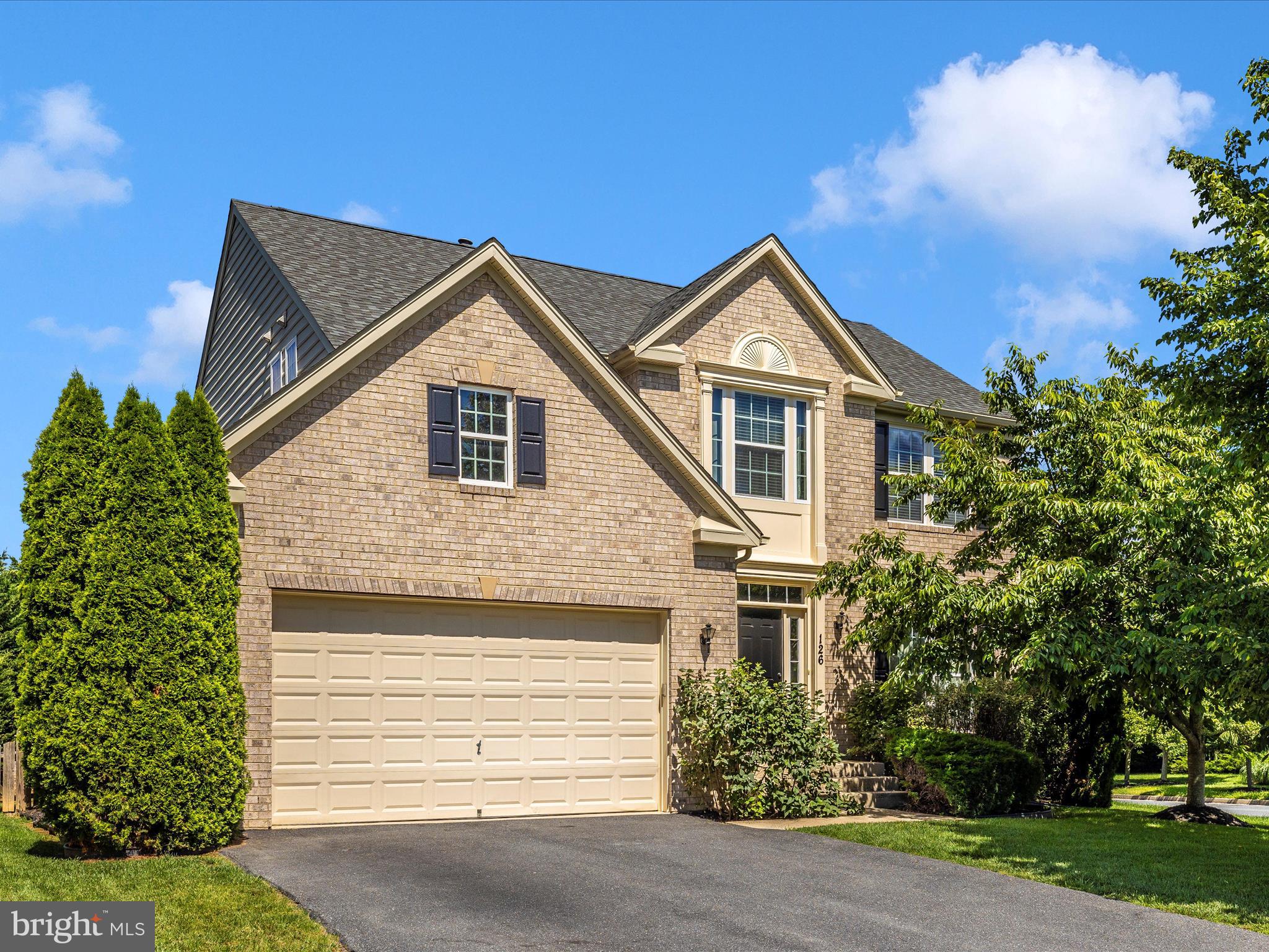 This stunning, turn-key ready home offers the perfect blend of elegance and comfort. Featuring four spacious bedrooms and three and a half baths.  A well-maintained property boasts hardwood floors, an open kitchen family room dining area. The inviting primary bedroom suite includes a generously sized bathroom and ample closet space. Recently painted, the home radiates a fresh, modern look.  The HVAC system, stove, dishwasher and built in microwave were all replaced in 2022.   

The partially finished basement provides both interior and exterior access, adding extra living space and convenience, and a dry bar making it great for entertaining.  A two-car garage and main floor laundry room enhance the home's functionality. Outside, the charming paver patio with a gazebo overlooks a beautiful backyard, perfect for relaxing or BBQs. 

Located in the highly sought-after Clover Ridge development, this home offers easy access to downtown Frederick and major routes, including RT 15, 70, and 270. Don't miss the opportunity to make this exquisite property your new home!