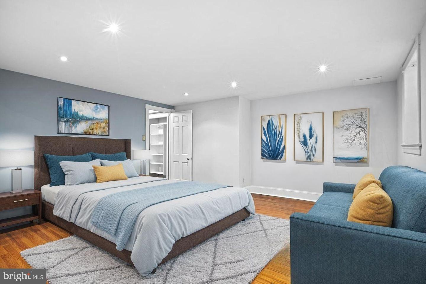 This exceptional 1-bedroom, 1.5 bath condo in the sought-after Strickland Row Condominiums offers an expansive and light-filled living experience across three levels. With soaring ceilings and tall windows featuring built-in shutters, this home seamlessly blends classic charm with modern convenience. Enjoy picturesque views of the courtyard and pool from the living room windows. The inviting living room centers around a sleek marble-surround gas fireplace, creating a perfect ambiance for relaxation. The custom kitchen has all the essentials and a brand new gas range. The oversized primary suite is a true retreat, featuring a massive walk-in closet with custom organizers and a newly installed washer and dryer. The primary bathroom features clean, modern finishes for a simple and relaxing feel. Strickland Row is a full-service community with top-tier amenities, including a sparkling in-ground swimming pool, beautifully landscaped courtyard, and one of Center City’s most unique roof decks with nearly a 360-degree panoramic view. Additional perks include a barbecue area, bike storage, elevators, and abundant space for package deliveries. Centrally located, this condo offers convenient access to grocery stores, dining, transportation and entertainment. Even better, the condo fees covers EVERYTHING except internet, cable and phone.  Including building maintenance, as well as upkeep of the pool, grounds, on-site maintenance and on-site management. Be sure to check the Condo Fee sheet for the full breakdown. Cats are welcome, and dogs are permitted if they are service or emotional support animals. Light filled. Amenity packed. Perfectly located. This is the kind of place you don't just tour, you fall in love with.  Contact listing agent for more details. Some images include virtual staging.