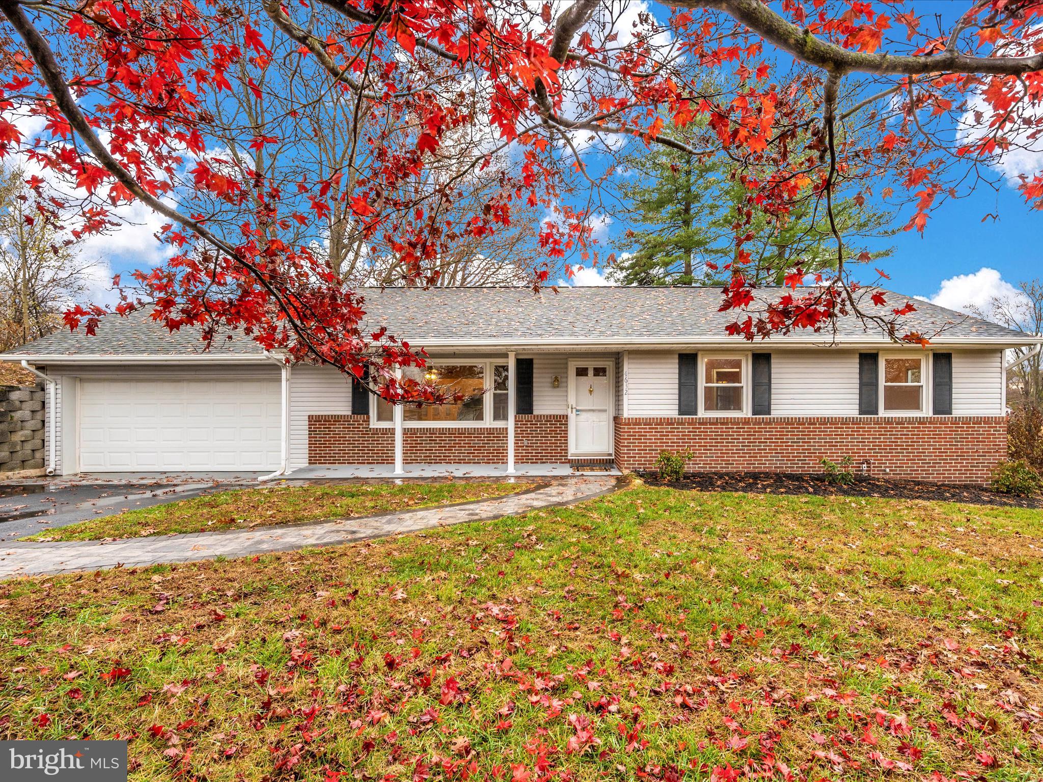 Welcome to 4632 Dower Ct.  This 3 BR, 2 Ba rancher w/2-car attached gar is sure to please.  Situated on .6+ acre, landscaped lot at end of cul-de-sac.  First floor features lg LR, Kitchen w/cherry cabinets, granite countertops, pantry, SS appliances (newer), Dining area, 3 BRs, 2 BAs, and 1st flr Fam Rm off kitchen (23 x 18) w/gas FP & cathedral ceilings.   First floor also has  enclosed porch (19 x 10) and deck (21 x 8 x 8)  with retractable awning.  Lower level has L-shaped Rec Rm. utility rm.  Freshly painted.  New heating (gas), CAC   2021.  Water heater (2022).  Beautiful red oak flooring on first floor.  Covered front porch.  You will not be disappointed.  Move-in condition.  Open  House canceled.   Available for back up contract