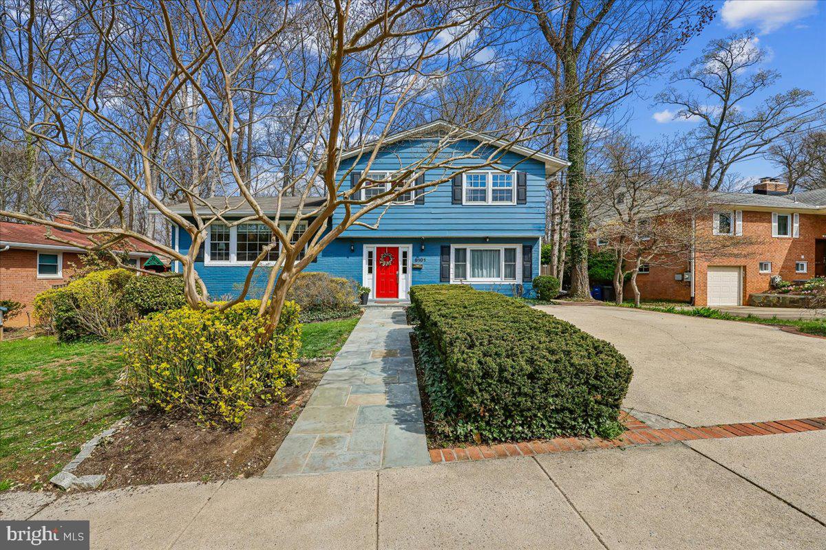 Welcome to 8101 Whittier Blvd — located in the highly desirable Woodhaven neighborhood - this beautiful home perfectly blends modern upgrades with timeless comfort in the heart of Bethesda.

At the center of the home is a stunning, fully renovated kitchen (2022) designed to impress, featuring luxury Zline appliances, inset cabinetry, and elegant super white quartzite countertops.  The eat-in kitchen is attached to a large family room space, making it perfect for everyday living.

Upstairs you have a primary suite with walk-in closet and updated en-suite bath (2018), three additional bedrooms and an updated hall bathroom (2015). On the main level you have an additional family room with wood burning fireplace, access to the back deck as well as a mudroom/laundry/playroom off the driveway.  A powder room (2018)  completes this level. The basement has additional storage space, a rec room, and a utility room with slop sink and access to the backyard (basement updated in 2018).

Off the main level family room, you can step outside to your own private backyard oasis.  The large deck  updated (2024) with durable, composite decking, and the yard is complete with a show-stopping pool, a large new patio (2024) with a built-in fire pit—perfect for hosting year-round gatherings.  The property backs to Landon School, creating a peaceful and private setting rarely found in such a convenient location.

Other Notable Updates Include: New HVAC (2023), New Hot Water Heater (2024), Upper Roof replaced (2018), Bottom roof above kitchen/living room replaced (2022).