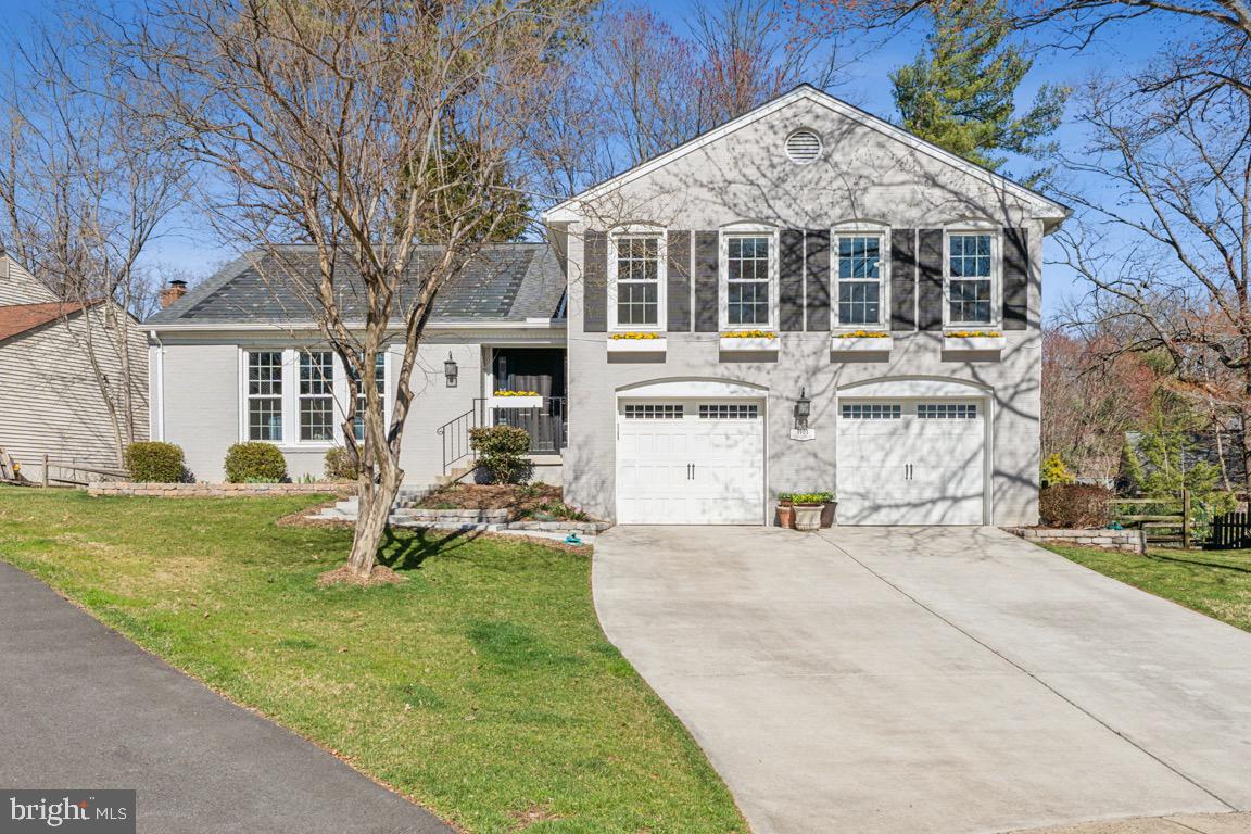 Contract deadline 9am Monday April 7. Thoughtfully updated and maintained, this 4-bedroom, 3-bathroom home, blends modern convenience with timeless comfort. Ideally situated at the end of a quiet cul-de-sac, this home is close to everything. Just 10 min to the Metro, 15 min to Ft Belvoir and with excellent access to the major corridors, commuters can get downtown quickly. It is located in the sought-after West Springfield pyramid of schools, has low HOA dues and is a charter member of the Rolling Forest Neighborhood Pool. 
Stepping into the foyer, you are welcomed by a large living room with a vaulted ceiling, ceiling fans and TV mount behind the art. The updated railings give an open feel to the heart of this home and the wide plank hardwood floors extend through to the upper level where you will find the fully renovated kitchen. 
This eat-in kitchen is a standout, designed with both style and function in mind. Long granite countertops provide ample space for meal prep and make entertaining effortless. The French door refrigerator was replaced in 2021. The fully extending cabinets maximize storage space. Pendant lighting over the bar, under cabinet lighting, and recessed lighting enhance this impressive space. A French door leads out to the composite deck, with custom flower boxes, making it the perfect space to grill in the summer. 
The upper level has 3 bedrooms plus a flex space room. The flex space has a cozy gas fireplace and makes the perfect home office with ethernet but could also be a great dining room or playroom. The primary bedroom features a walk-in closet with a custom closet. The en-suite bathroom has a double vanity, linen closet and large frameless glass enclosed shower with bench. 
On the lower level, you will find a laundry closet, a third full bathroom and a 4th bedroom with built-in bookcases, cute window seat and storage drawers. The family room also has built-in bookcases. DO NOT MISS THE HIDDEN STORAGE AREA ACCESSSED THROUGH THE BOOKCASE (it’s just like entering Narnia). You will find a fully encapsulated, insulated, lighted storage area located beneath the living room and perfect to store all your holiday decorations.  The sliding glass door leads to the dry space, stone patio beneath the deck and to the fenced back yard. Both the cedar storage shed and the Rubbermaid shed will convey. 
The extra deep 2 car garage is spotless with the race-deck flooring, workbench and cabinets. The exterior of this home is low maintenance with Hardie Board siding, painted brick, newer concrete driveway (2017) new concrete front walk (2024) new stone retaining walls (2024). Solar shingles on the south and east roofs will lower your electric bill. The whole house was renovated down to the studs in 2016. Roof 2014, HVAC 2012, Hot water heater 2016, windows 2016, appliances 2016. Don’t miss out on this gem of a home!