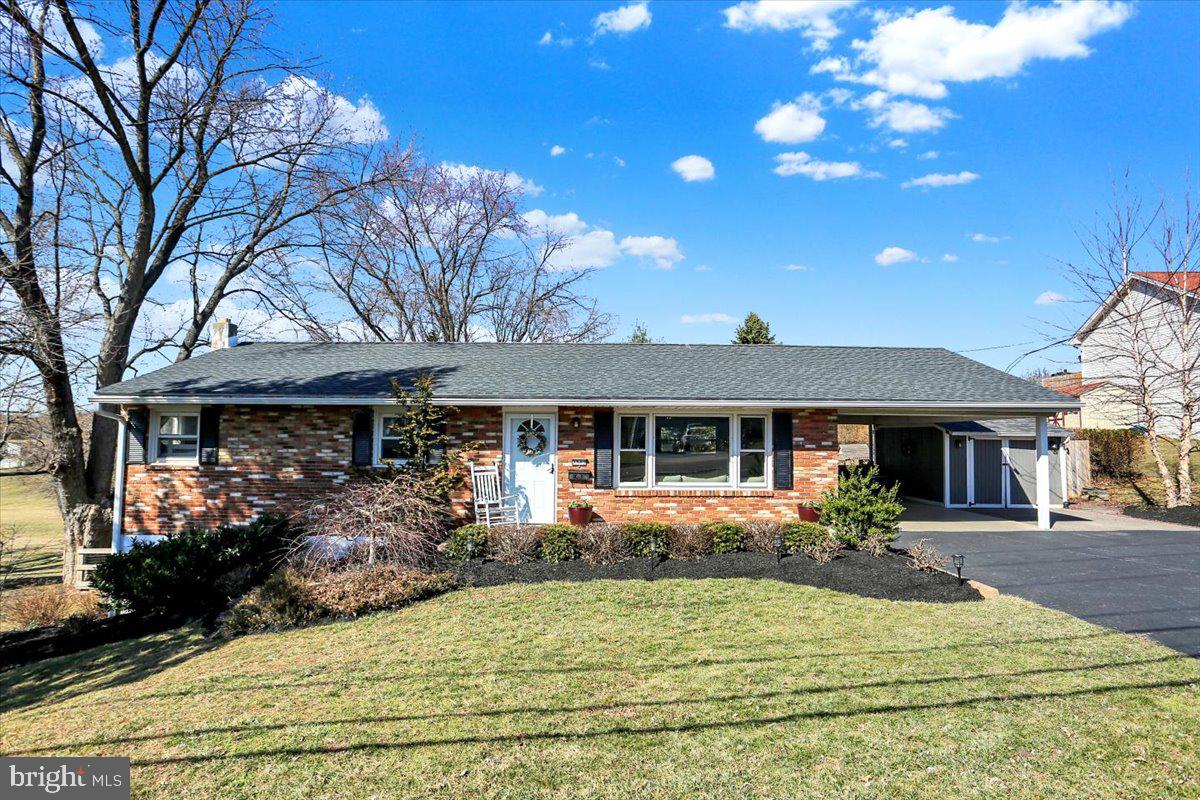 This charming brick ranch home includes a spacious open floor plan, perfect for modern living. Featuring a new roof and upgraded bathrooms, including a primary  bathroom with a beautiful ceramic tiled shower... this home is move-in ready. The kitchen comes equipped with stainless steel appliances, while the huge finished walk-basement offers  a fourth bedroom, kitchenette, family room and a generously sized laundry room. Enjoy the lovely backyard and deck,  perfect for outdoor relaxation and entertaining. Don’t miss the opportunity to make this your new home!