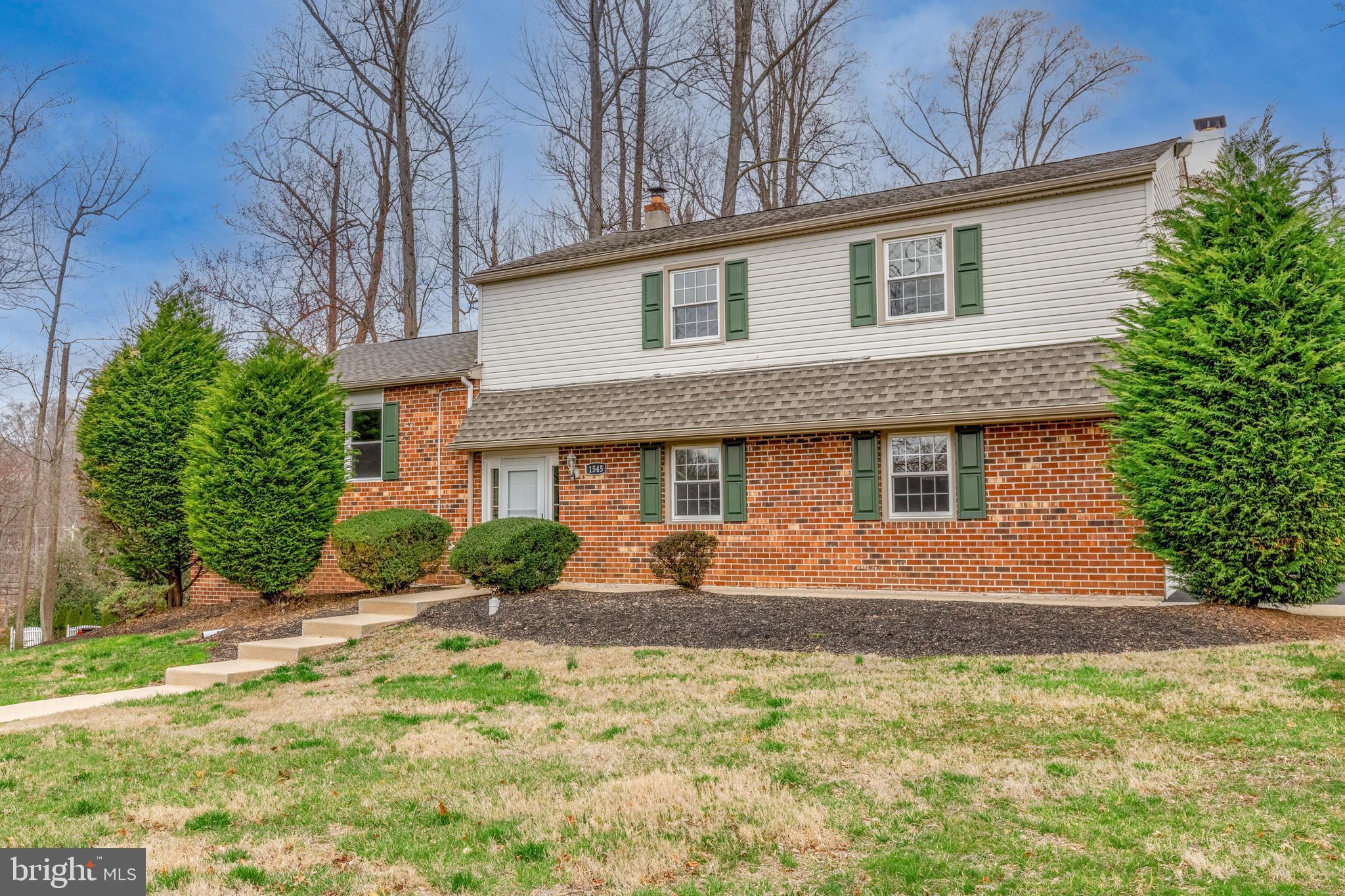 Classic brick front split level offers 5 beds, 3 full baths and is ready to move right in! The main level offers brand new luxury vinyl plank flooring in Living Room, Kitchen & Dining Room. Stylish Kitchen has been totally redone with brand new classic white cabinets, all new stainless appliances (including double oven), granite counters &  subway tile backsplash. The lower level offers a spacious Family Room with recessed lighting, vinyl plank flooring and handsome brick fireplace. Roomy lower level laundry room features new sink, vanity & shelving. Lower level bedroom offers access from driveway with zero steps as well as a full bath on this level. Other features you’ll enjoy include fresh paint throughout, rear deck, slate patio & incredibly convenient location close to Rt. 1, Rt. 352 & Rt. 322.