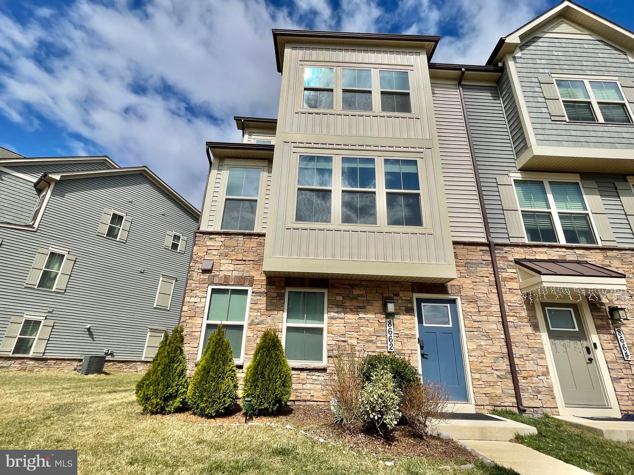 For Rent 2025! Welcome to Stone Barn Villages of Urbana, where luxury living meets convenience in the top-rated Urbana School District. This Stunning Serenade Model end unit townhome, modern elegance with this like-new townhome, featuring 4 Bedrooms, 3.5 Baths, and a 2-car attached garage, nestled in a vibrant community with exceptional amenities. This home offers an updated extended outdoor living with a covered deck included. Oak stairs leading to the main level with LVP flooring throughout. A luxury kitchen, dining room, great room, rec/office room, and extra windows that flood the home with natural light. The open concept layout provides the ideal space for entertaining guests or enjoying quality time with family. The upper level showcases a luxury kitchen equipped with custom cabinets, a large island, pendant lights, quartz counters, stainless steel appliances, pantry and half bath. Adjacent is the dining room with access to the outdoor living covered deck, a spacious great room, recessed lights, and luxury vinyl plank floors. Ascending to the upper level, you'll find the primary bedroom suite featuring tray ceilings, a sizable walk-in closet, and an en-suite bathroom with dual vanities and a walk-in shower with a seat. The two additional spacious bedrooms with generous closets, a full bathroom, and the laundry complete this level. The entrance level offers a foyer, hall closet, rec/office room (which could be converted into a fourth bedroom), a half bath, and access to the garage. This award-winning, masterfully planned community features: 3 parks, 3 pools (lazy river, fountain and slides), 3 community centers, 6 tennis courts, 3 basketball courts, pickleball, 18 tot lots, and miles of walking paths. Residents also enjoy access to the newest walk-able Stone Barn Village Community featuring a community clubhouse, recreation barn, pool, Sugarloaf Elementary and Goddard Schools. Conveniently located with easy access to major highways, local shopping, dining options, a farmer's market, YMCA and the library, this home truly offers the best of both worlds - luxury living in a prime location. Residents of this community enjoy access to a host of amenities, including a swimming pool, a well-equipped community gym, and proximity to local schools, grocery stores, and restaurants. This townhome’s location also makes it a great choice for commuters, offering easy access to major routes. This property represents a perfect blend of modern living, convenience, and luxury, making it an ideal choice for anyone looking to move into a home with all the benefits of community living and none of the wait of new construction. Embrace a lifestyle of convenience and style in a home that feels like new. This community is just off rt 270, rt 70 and minutes from downtown Frederick as well as tons of shopping, dining, hiking, biking and adventuring! The community has multiple playgrounds, ball fields and a skate park as well as plenty of green space. This home and area have it all!!