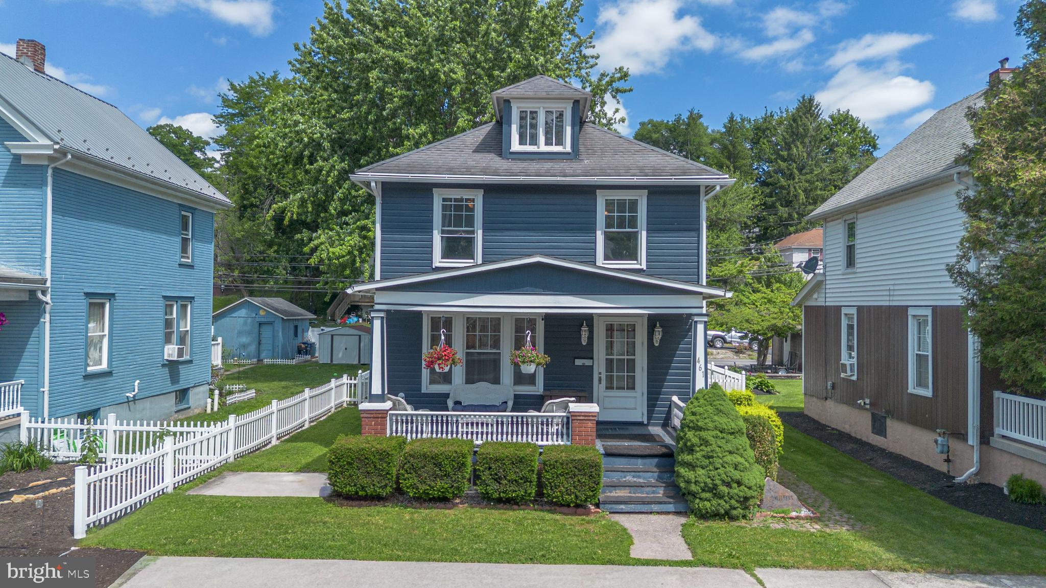 Step into this charming 3-bedroom, 1-bath home in Tyrone. This property features beautiful original wood trim, hardwood floors (not all original), and three unique stained-glass accent windows. There is an eat in kitchen and large back deck.
Located away from the main streets, the home offers a quiet atmosphere while remaining conveniently close to local amenities. Additional highlights include first-floor laundry, off-street parking at both the front and back of the property, and a well-maintained fenced-in yard.