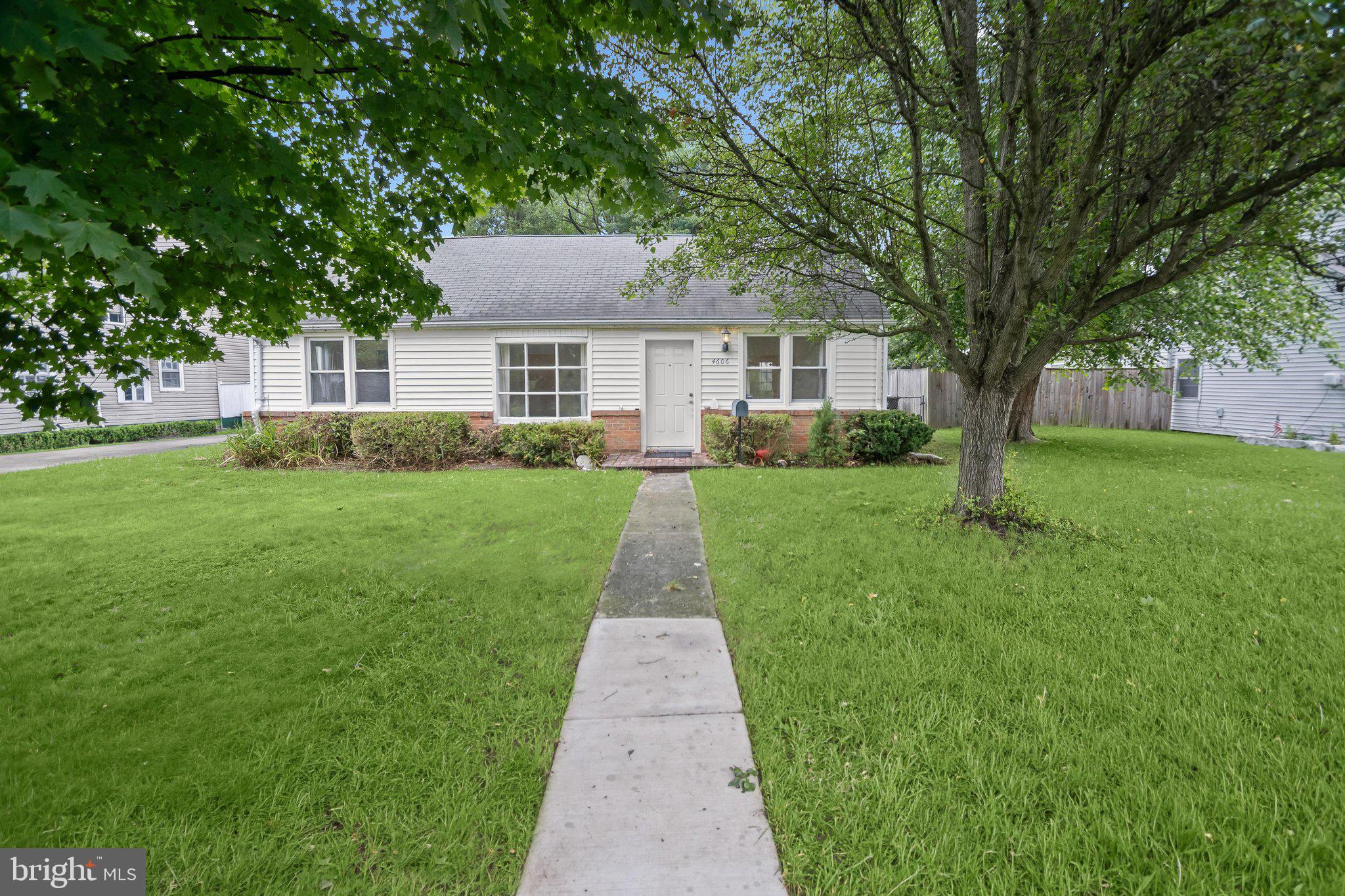 Welcome to 4606 Kiernan, a charming ranch-style home in the desirable Cherry Hill subdivision. This inviting three-bedroom, one-bath home is full of potential and ready for its next chapter. With a comfortable layout and welcoming spaces throughout, it provides a wonderful opportunity to add your own personal style and create a place to truly call home.  Inside, the combined living and dining room offers a cozy setting for everyday living, family gatherings, and entertaining. The galley kitchen is designed for efficiency and provides direct access to a screened-in porch, creating a relaxing outdoor retreat. Beyond the porch, the spacious fenced backyard offers plenty of room for gardening, play, pets, or future outdoor enhancements.  Each of the three bedrooms features built-in closets and shelving, providing practical storage while maximizing space. Two additional hallway closets offer even more convenient storage. A centrally located full bath completes the home's functional floor plan. An unfinished attic provides additional storage space and offers potential for future organization or expanded storage needs.
Situated directly across the street from Cherry Hill Park, residents can enjoy beautiful mature trees, a playground, and a basketball court just steps from the front door, creating a welcoming neighborhood atmosphere with convenient access to outdoor recreation.  Ideally located in College Park, this home is just minutes from the University of Maryland and offers convenient access to I-495 and I-95, making commuting throughout the Washington metropolitan area simple. Outdoor enthusiasts will appreciate that the Paint Branch Trail borders the neighborhood, providing a scenic route directly to the University of Maryland campus while connecting to Lake Artemesia and the Trolley Trail for miles of walking, running, and biking opportunities. The home is also conveniently located near the Greenbelt Metro Station and the MARC Train Station, offering additional commuting options. Shopping, restaurants, parks, and everyday amenities are all nearby, adding to the appeal of this well-located home with endless possibilities to make it your own.