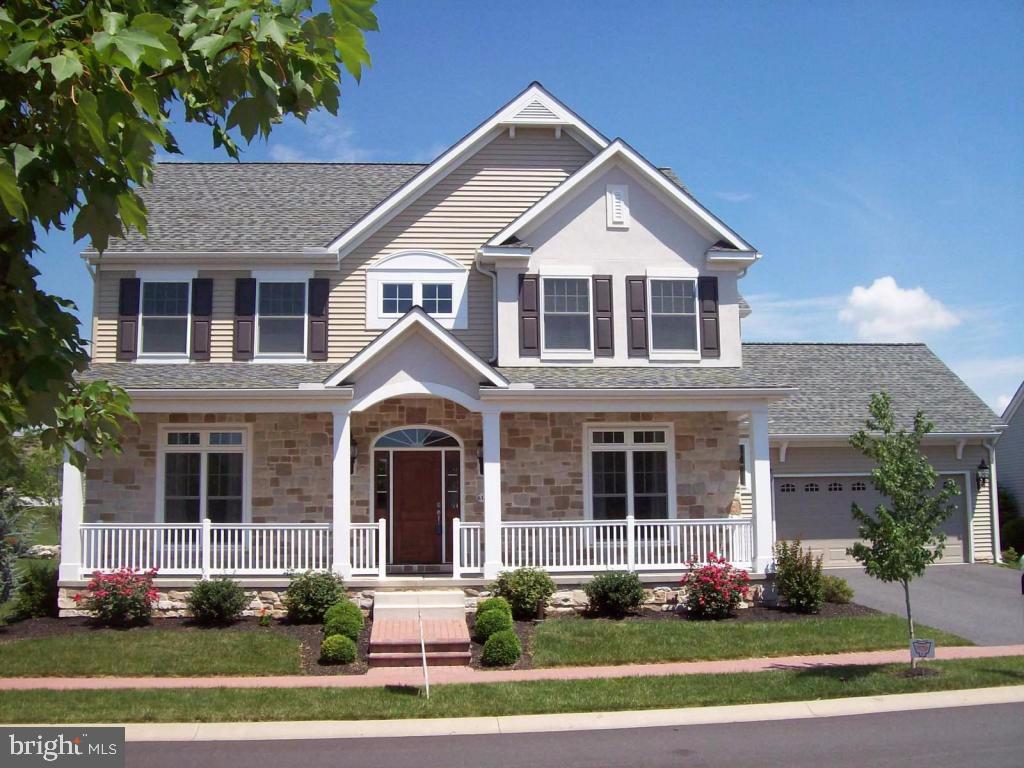 Like new condition. Upgrades include Jenn-Air gas range and dishwasher, ceiling fans, wood moulding and window treatments. Hardwood and tile floors. 9' ceilings on 1st floor. Low $58.33/mo HOA covers trash, common area, plus snow removal from sidewalk and driveway. Established lawn and landscape. Refrigerator included and high end water softener. $1500 towards 2 years of HOA fees to buyers at time of settlement.
