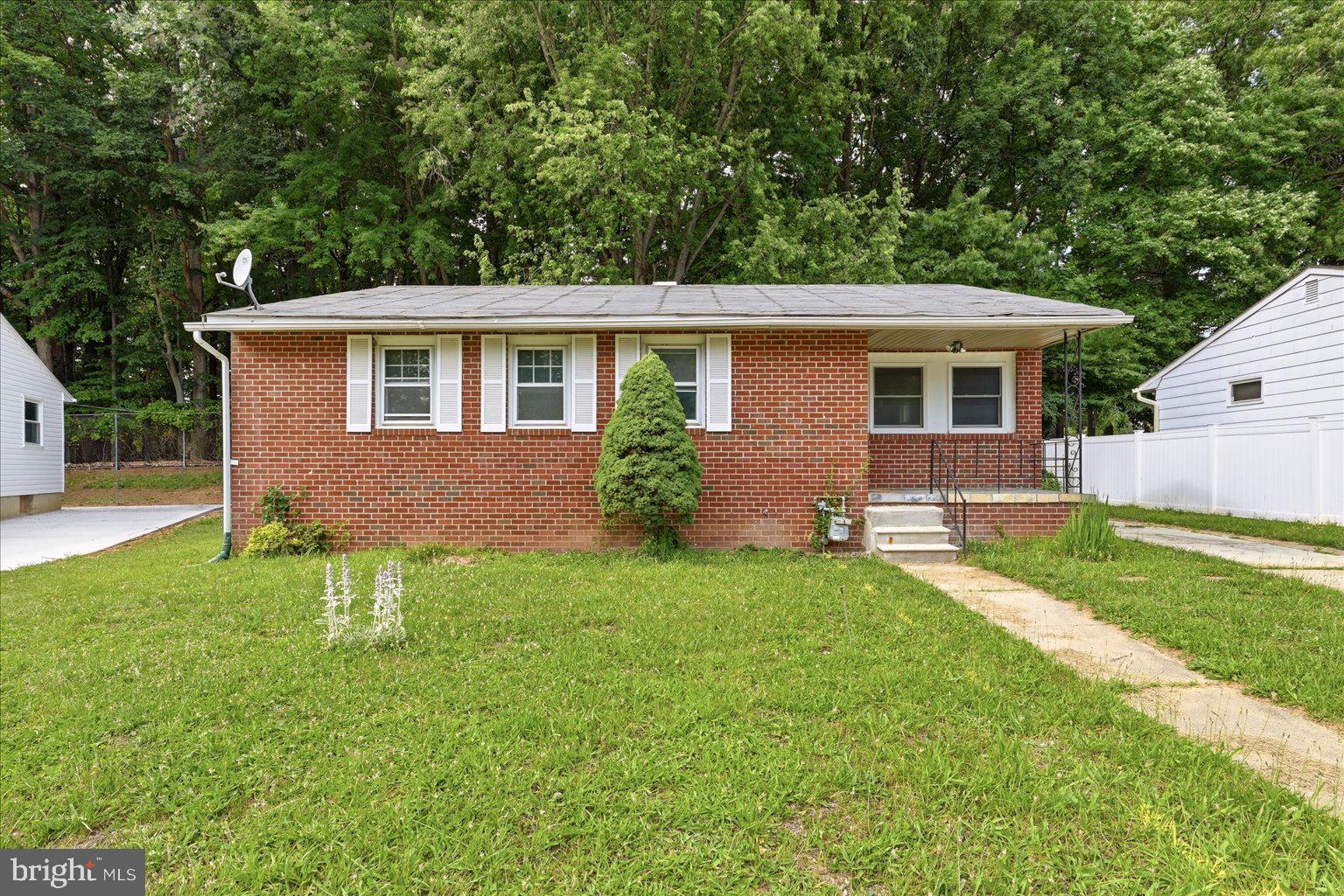Spacious, updated, and tucked away on a quiet cul-de-sac, this 5-bedroom, 3-bath brick rancher offers over 2,500 finished square feet of comfortable living in the heart of Randallstown.  Offering over 2,500 finished square feet, this move-in ready home features beautiful hardwood floors, an updated kitchen with granite countertops and stainless steel appliances, and a fully finished lower level with additional bedrooms, a full bath, and a large recreation room. Step outside to enjoy the fenced backyard with plenty of space for entertaining, pets, play, or gardening. Conveniently located near shopping, dining, parks, and major commuter routes, with easy access to Woodstock, Ellicott City, Baltimore, and Owings Mills. A wonderful opportunity to enjoy comfortable living in an established neighborhood with room to grow.