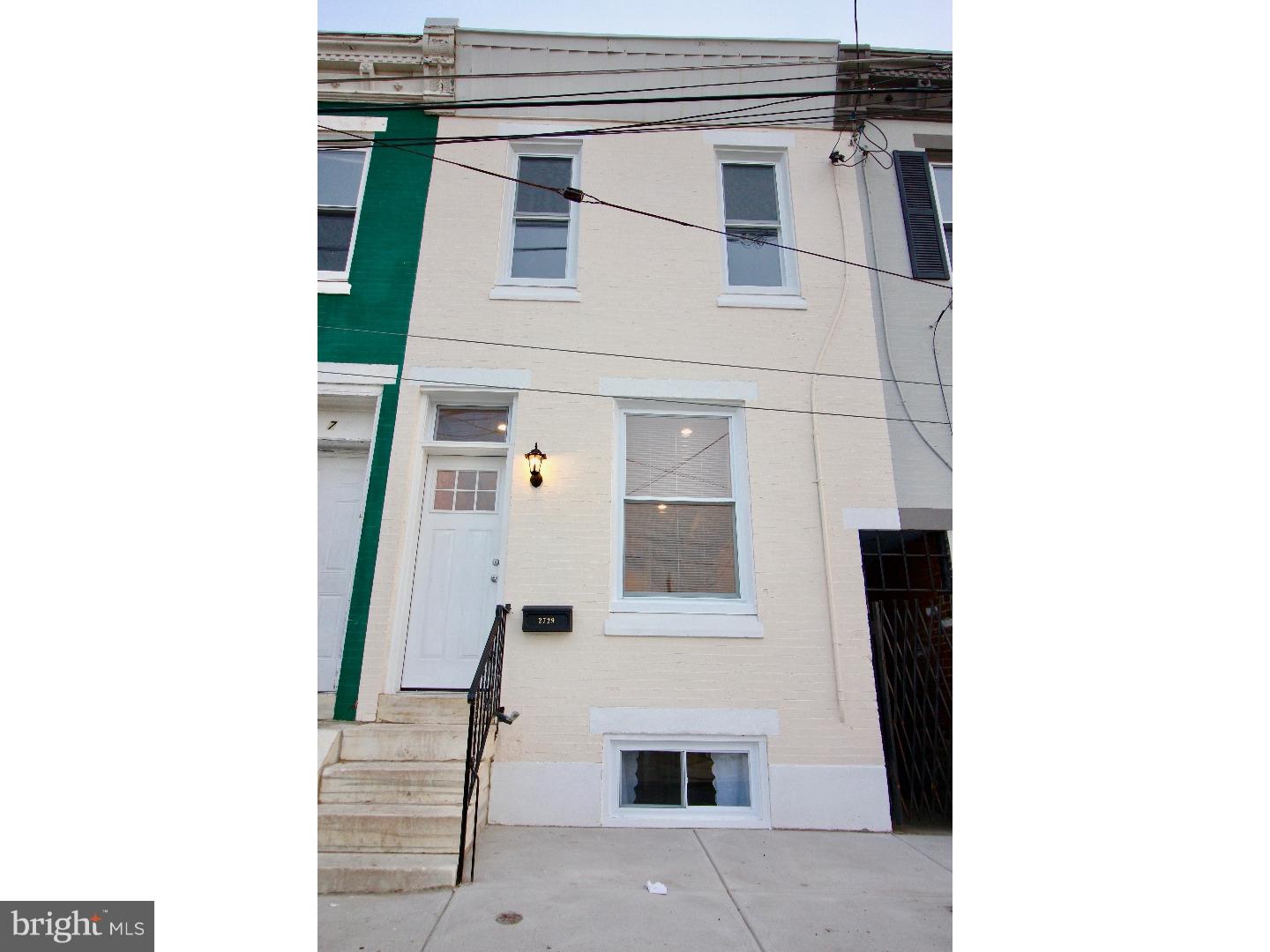 Totally rehabbed 3 bedroom house in one of the hottest areas of the city. Gutted to the studs and rebuilt, this house has all new sheetrock, exposed brick and ceilings, LED lighting t/o, new Bruce hardwood flooring, quartz kitchen w. 42 inch cabinets + new stainless appliances. New windows, doors, trim, central ac + heat, washer + dryer included. 45 foot rear yard w/ breezeway access. Located on a quiet, dead-end street with tons of parking and outdoor space. 2 minutes to the Somerset EL station, half a block north of Fishtown, close to Center City, + I-95. This is a steal for first time buyers or investors looking for a turn-key product.  Available for immediate possession, be the first person to live here.