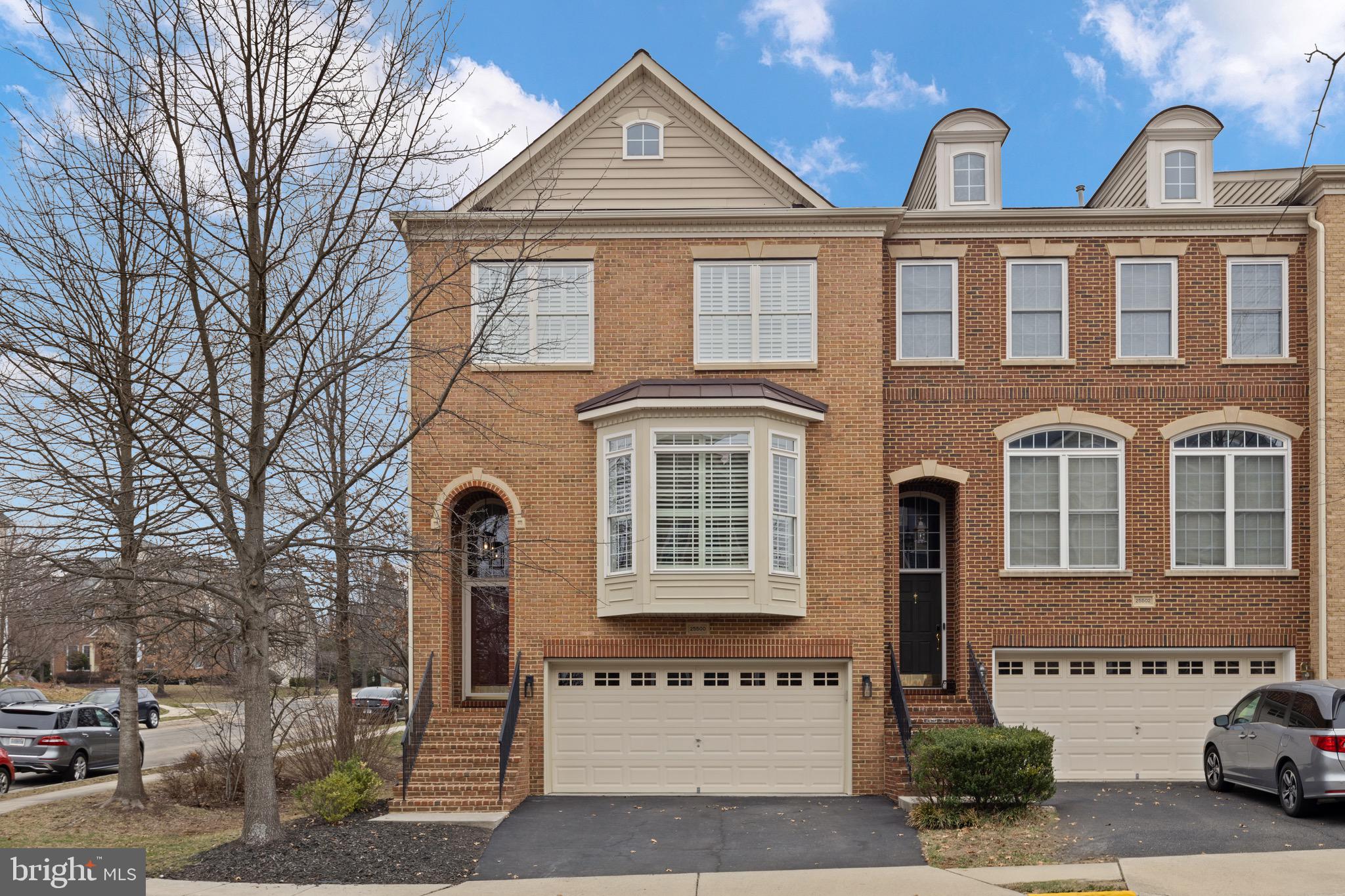 Welcome to this mint condition and beautifully maintained Brick  End-unit townhome offering the perfect blend of elegance and convenience.  Premium Lot backing to trees. The main level is an entertainer’s dream, boasting a gourmet kitchen with stainless steel appliances, granite countertops, and rich hardwood flooring. The open-concept family room, warmed by a cozy gas fireplace, creates the perfect space for gatherings. Step outside to enjoy the beautiful, low-maintenance deck with stairs leading to a charming patio—ideal for relaxing or entertaining! 
Upstairs you will find 3 spacious bedrooms, including a luxurious primary suite with cathedral ceilings, a walk-in closet, and a private dressing area. The newly upgraded Luxury  bath features a spa-like soaking tub, a sleek new shower, and elegant tile work—your own personal retreat!
The fully finished lower level has a full bath and walks out to the patio which backs to trees. With an attached 2-car garage and a prime location near shopping, dining, and commuter routes, this home truly has it all.✨ Don’t miss out—schedule your showing today! ✨This home has a 2 Zoned HVAC System & 2 Nests, New GE Profile Gas Cooktop, Fresh Paint throughout, Newer Roof (5 years), New-ish Washer and Dryer, New Exterior Lighting and New Kitchen Faucet. The Refrigerator is 3.5 years old, Plantation Shutters throughout, Simply Safe Base Station and Sensors included. New Garage Door Opener and more!
OPEN HOUSE  3/30  1-4PM