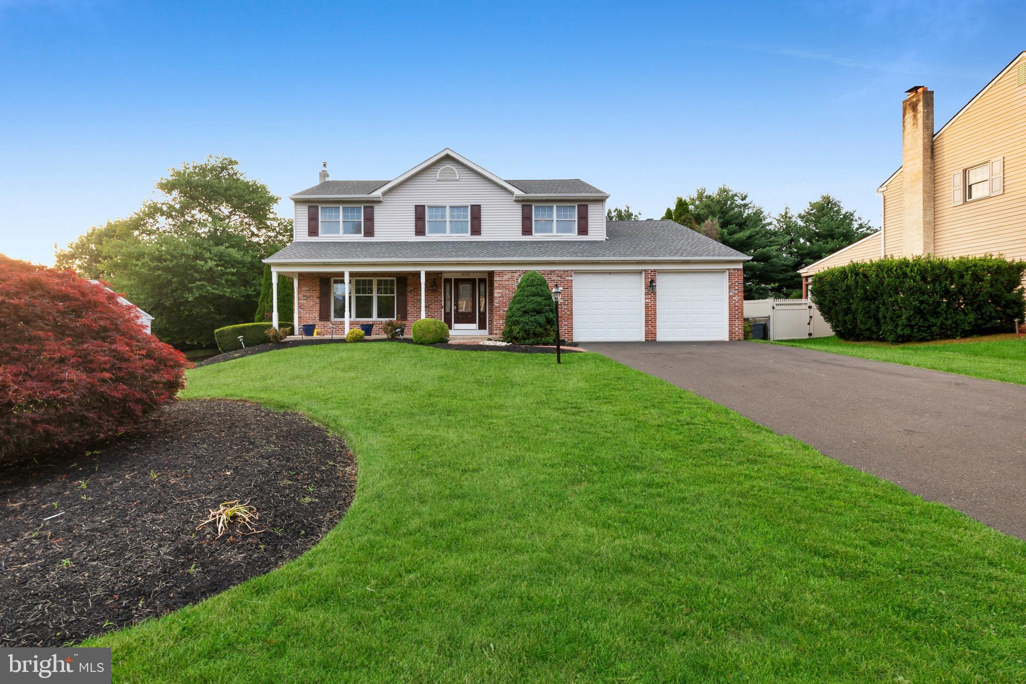 Welcome to 1838 Garden Ct, a beautifully updated 4-bedroom, 2.5-bath Colonial located on a quiet cul-de-sac in the desirable Neshaminy School District. Offering approximately 2,648 square feet of thoughtfully designed living space, this move-in-ready home blends timeless style with modern convenience through quality renovations and carefully selected finishes.

The renovated kitchen serves as the heart of the home, featuring elegant granite countertops, a coordinating granite backsplash, refinished cabinetry, and updated luxury vinyl flooring that combines beauty with durability. The bathrooms have been tastefully refreshed with new flooring, toilets, lighting, fixtures, and updated vanities in both the powder room and primary bath. Fresh interior paint throughout enhances the bright, welcoming feel of every room.

The finished basement expands the home’s versatility with new carpeting, recessed lighting, and fresh paint, creating an ideal space for a media room, home office, fitness area, recreation room, or additional living area. Additional major improvements include a new electric HVAC system, a new water heater (2024), and a brand-new dryer, providing added value and peace of mind for the next owner.

Step outside to enjoy the newly tiled patio, offering a comfortable outdoor space for relaxing or entertaining while overlooking the private backyard.

Ideally situated for both everyday convenience and recreation, the home is just approximately 5 minutes from Oxford Valley Mall for shopping, dining, and entertainment; about 5 minutes from Sesame Place Philadelphia; approximately 4 minutes from Lincoln Plaza with grocery stores, restaurants, and daily conveniences; approximately 6 minutes from St. Mary Medical Center; approximately 7 minutes from Jefferson Bucks Hospital; approximately 5 minutes from I-295 and about 10 minutes from U.S. Route 1, providing convenient access to Philadelphia, Princeton, and surrounding areas.

Offering an  combination of tasteful updates, flexible living spaces, and a highly convenient Bucks County location, this home presents a rare opportunity to enjoy move-in-ready comfort with easy access to shopping, healthcare, parks, entertainment, and major commuter routes. This house won't last long!!!