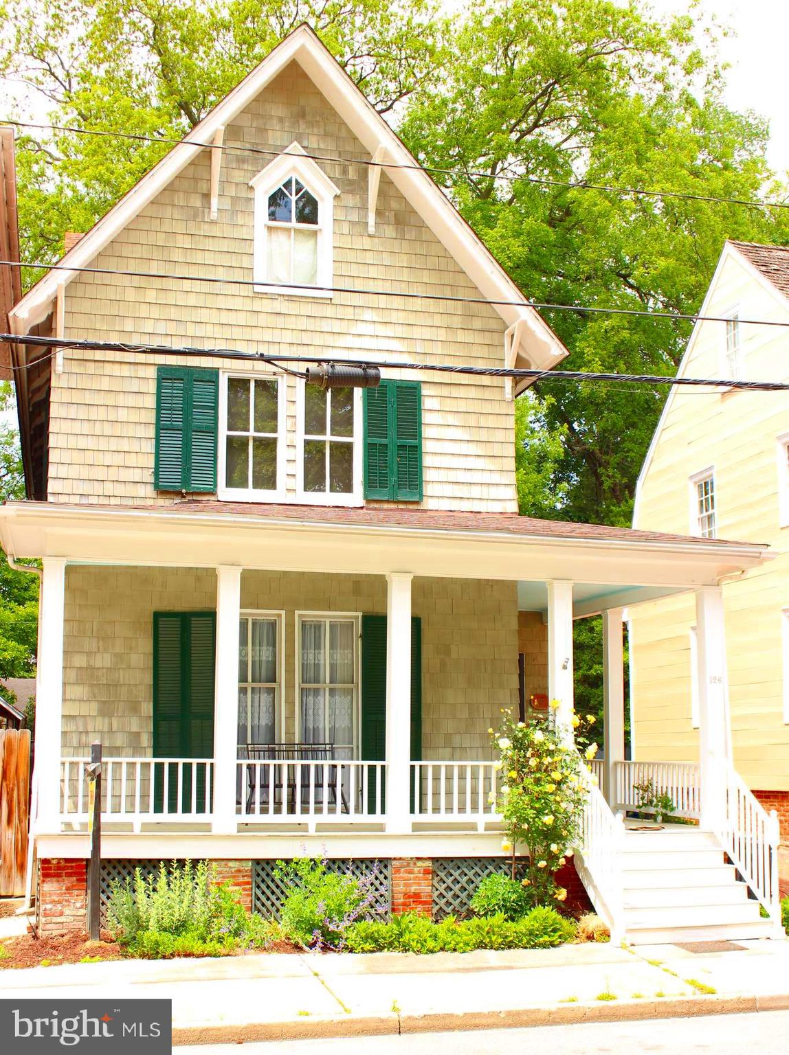 Lovely historic home in the heart of downtown Centreville. Walking distance to all the town has to offer. This home boasts so many wonderful features, from the private but yet easy to maintain backyard to the tranquil enclosed porch perfect for all 4 seasons. During the holidays enjoy watching the Centreville Holiday Parade right from the comfort of your front porch, everyone will want an invite to enjoy that! The main level is made just right for easy flow from room to room or close them off and enjoy comfort in the back of house with the flow from kitchen to porch for entertaining. The 2nd floor has 3 bedrooms and a fabulous full bath with your choice, soak the day away in your clawfoot tub or a quick easy shower in the separate enclosed shower. There is a separate HVAC that services this floor and the 3rd floor. The 3rd floor is perfect for teens or a hobby room, with a sleeping cove and plenty of room to spread out this will soon be a favorite room to escape to! Plus, there's additional storage on the 3rd floor. Seller added 3 mini splits to the 1st floor in 2025, as well as leaf lifters to the gutters that come with a lifetime warranty. The trim and shutters have been freshly painted as well. Check this beauty out today!