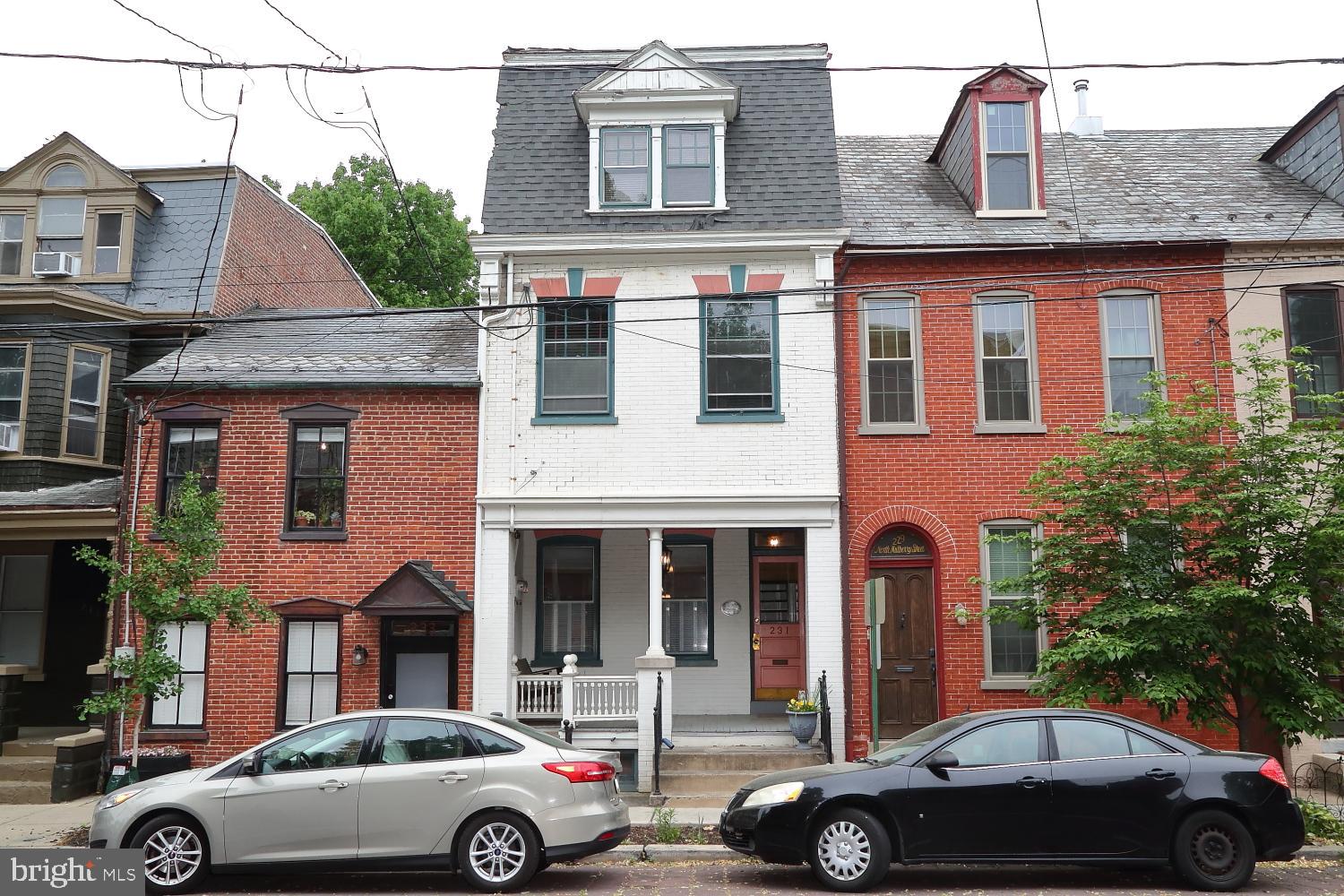 Purchased as a second home in 2006, this lovely home has been lightly used- perhaps a couple times a month at most.  Fully furnished 3-story with two (2) 100 Amp electrical panels, Full Baths on 1st & 2nd floors, with a half-bath on the 3rd floor.  All appliances will remain, including all window a/c units.  Super convenient N. Mulberry St., Chestnut Hill location with engaged front porch.  Small balcony off 2nd floor rear Laundry Rm.  Finished yellow pine floors throughout with exposed brick at the 3rd floor staircase.  Nearly 2,000 S.F. of great living space and priced to sell!! **Seller is Caldarise Joint Revocable Living Trust, Salvatore & Donna M. Caldarise, Trustees *No escalation clauses will be accepted