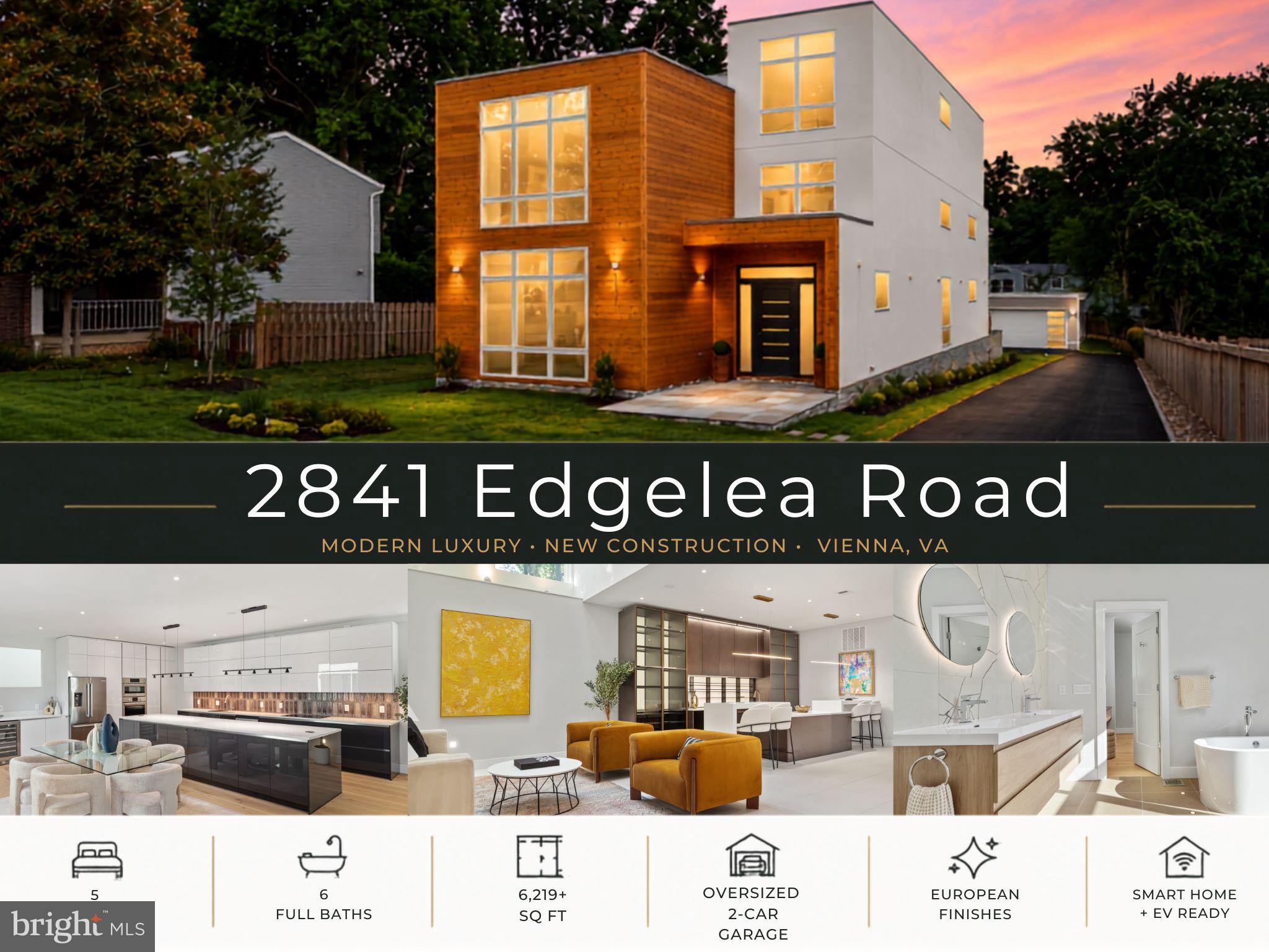Introducing an extraordinary custom modern contemporary residence by Hemingway Holdings—an architectural statement unlike anything else currently offered in Vienna. Thoughtfully designed with uncompromising attention to detail, this newly constructed estate blends striking modern design, advanced technology, and refined European finishes into a home that is as functional as it is unforgettable.

From the moment of arrival, the exterior establishes an impressive presence with a curated combination of natural stacked stone veneer, smooth synthetic EIFS stucco, and warm natural cedar cladding, creating depth, texture, and timeless contemporary appeal. Energy-efficient ProVia windows and exterior doors frame the home while maximizing natural light and year-round performance.

Inside, clean architectural lines are softened by rich contemporary finishes including wide-plank white oak engineered hardwood flooring, custom open-thread red oak staircases, and sleek steel railings that visually connect each level with effortless sophistication. Abundant LED lighting throughout further enhances the home’s bright, gallery-inspired atmosphere.

At the center of the home, a showstopping German-designed Hacker kitchen serves as both a functional workspace and dramatic focal point. Featuring striking two-tone cabinetry and an impressive 13-foot island, the space is elevated by Silestone Calacatta Azure quartz surfaces, ceramic tile backsplash, and an integrated Bosch appliance suite including induction cooktop, combination oven, refrigerator, and dishwasher—creating a kitchen equally suited for everyday living and large-scale entertaining.

Designed for seamless entertaining, the lower level offers a custom wet bar with illuminated backlit cabinetry alongside expansive recreation space enhanced by integrated SONOS surround sound and a pre-installed 75-inch television. Additional pre-installed televisions in the family room and front office further elevate the move-in-ready luxury experience.

The family room is anchored by a recessed Touchstone smart electric fireplace with WiFi connectivity and compatibility with both Alexa and Google Home, delivering modern comfort with effortless control.

Private living quarters continue the home’s elevated aesthetic with custom-built OPPEIN closet systems, integrated television and internet connectivity in every bedroom, and spa-inspired baths finished with Italian Architessa ceramic and porcelain surfaces. Floating vanities, Grohe fixtures and shower systems, frameless glass enclosures, contemporary one-piece toilets, and designer chrome accessories create a true boutique hotel experience. The primary suite serves as a private retreat featuring dual balconies with NewTechWood composite deck finishes and a stunning soaking tub with integrated accent lighting.

Beyond the interiors, the property has been designed with convenience and longevity in mind. Outdoor spaces include full-site programmable irrigation, wrap-around six-foot privacy fencing, multiple hose bibs and GFI outlets, and a detached multi-car garage complete with dedicated EV charging.

Engineered for efficiency and comfort, the home features three independently controlled Carrier HVAC zones, dual 50-gallon Rheem water heaters, Energy Star appliances and redundant water management systems including dual sump pumps and an ejector pump.

A rare opportunity to own a truly bespoke modern residence where European design, advanced technology, and exceptional craftsmanship come together in one of Vienna’s most desirable settings.