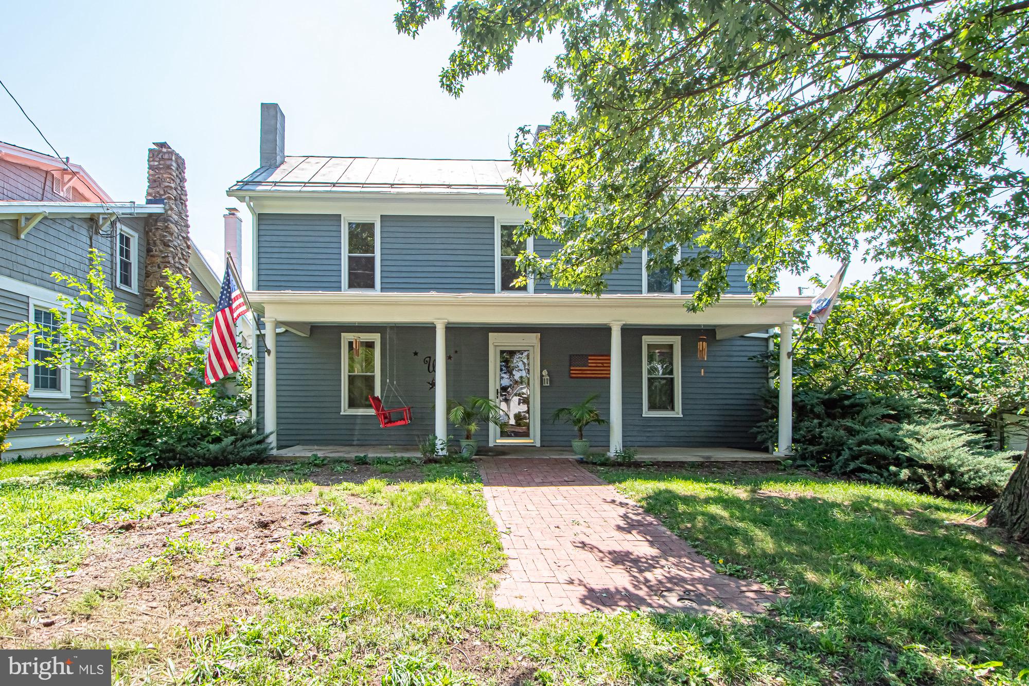Step into the perfect blend of timeless character and modern convenience in this beautifully renovated Colonial, originally built in 1911. From the moment you arrive, you’ll appreciate the classic curb appeal, durable wood exterior, and charming tin roof that preserve the home’s historic charm while offering today’s comforts.

Inside, you’ll find four spacious bedrooms and two full bathrooms, along with gorgeous hardwood floors that flow throughout the home. The fully renovated interior features an abundance of built-in cabinetry, providing both character and exceptional storage. The updated kitchen is equipped with stainless steel appliances, including a new double oven and a double-door refrigerator, making meal preparation and entertaining a breeze. The washer and dryer, approximately two years old, are also included for added convenience.

Enjoy year-round comfort with central HVAC, then step outside to relax or entertain on the back deck overlooking the partially fenced backyard—perfect for pets, play, or gardening. Best of all, there are no HOA fees or restrictions, giving you the freedom to truly make this property your own.

Combining historic charm, thoughtful updates, spacious living, and a convenient lifestyle, this move-in-ready Colonial is one you won’t want to miss. Convenient to I81 for easy commuting and convenience to shopping. Schedule your private showing today!