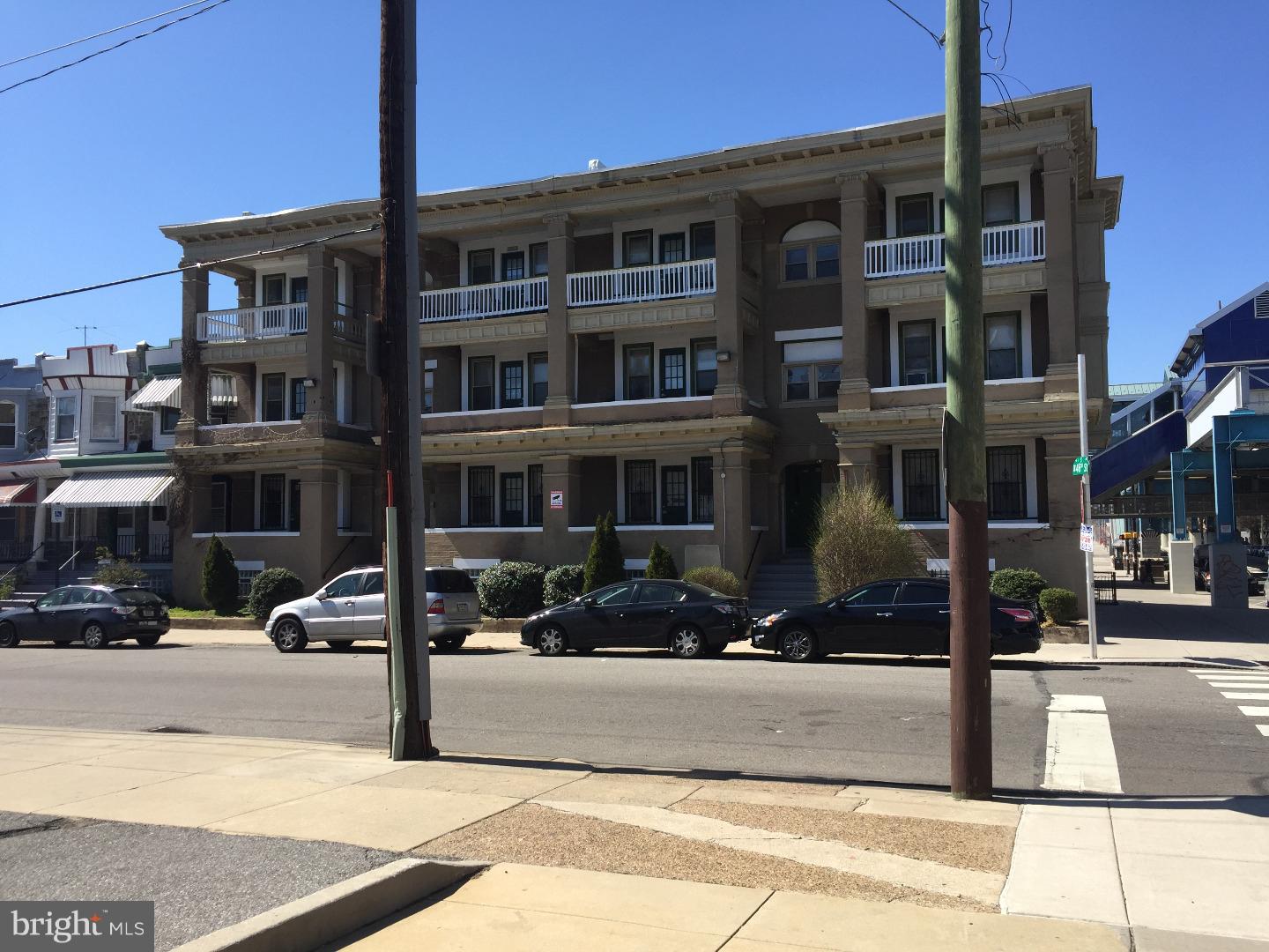 This newly renovated 2 bedroom apartment is available for an immediate lease. This unit is on the 3rd floor of the building, and includes a private front balcony. The kitchen has been redone this month, and features granite counter-tops and a dishwasher. New Hardwood floors were just installed throughout this spacious unit this month as well!  This apt has built-in air conditions for the coming summer. As in the photos, there is a new park right behind this building, as well as some new urban farms. The Market-Frankford line ("El") is right across the street (46th and Market Sts), providing easy access to Center City and the rest of Philadelphia!  This is an awesome location! Literally across the street from the "El" train, and very close to the trolleys and other public transportation. The Spruce Hills pocket of University City/West Philly is just steps to local cafe's, pubs and restaurants. Neighborhood favorites include the Green Line Cafe, Local 44, and Honest Toms Tacos.