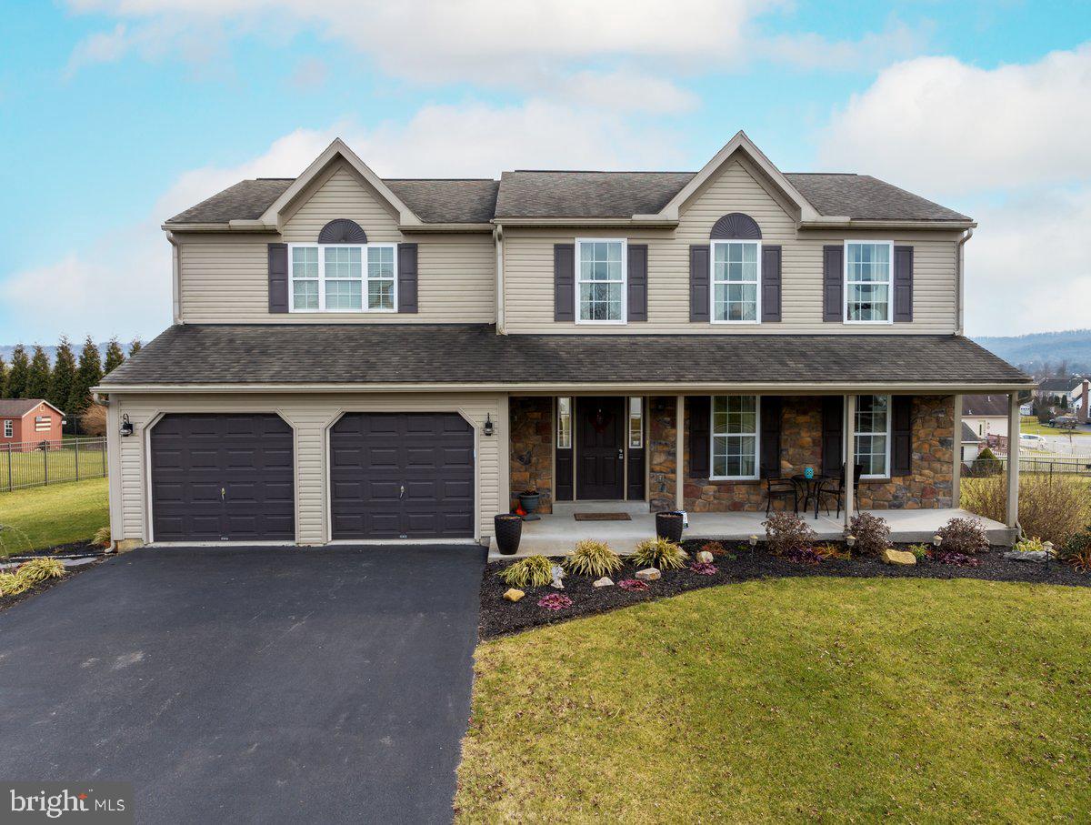 Welcome to 171 Sandhurst Boulevard in Maidencreek's Meadowbrook subdivision. This Forino built "New Jersey" model two story offers 4 bedrooms, 2.5 baths and 2368 square feet of absolute move-in ready living area. Covered front porch welcomes you as you prepare to enter the foyer hall entry with the formal living room to your right with oak hardwoods that lead you into the formal dining room just to the rear  a great spot to celebrate and enjoy holiday dinners. A beautiful full eat-in maple kitchen is sure to please the cooking enthusiast in your family. Kitchen features include granite tops, tile backsplash and floor, electric cooktop and stainless steel appliance package and sliders to the rear patio . Open floor plan connects the kitchen to the family room with beautiful hardwood flooring. Powder room and laundry room complete the main level. Take the oak tread with white riser stairs to the owners suite with oak hardwood floors, bump out corner office or workout area, walk-in closet, and a master bath with Jacuzzi tub, stall shower with glass door and tile floor. 3 generous sized bedrooms, hall linen closet and full tub shower hall bath completes the upper level. All this plus central vac, easy access to 222 for commuters, hi efficiency natural gas HVAC and so much more make this one owner home the one to see! Schedule your showing today!