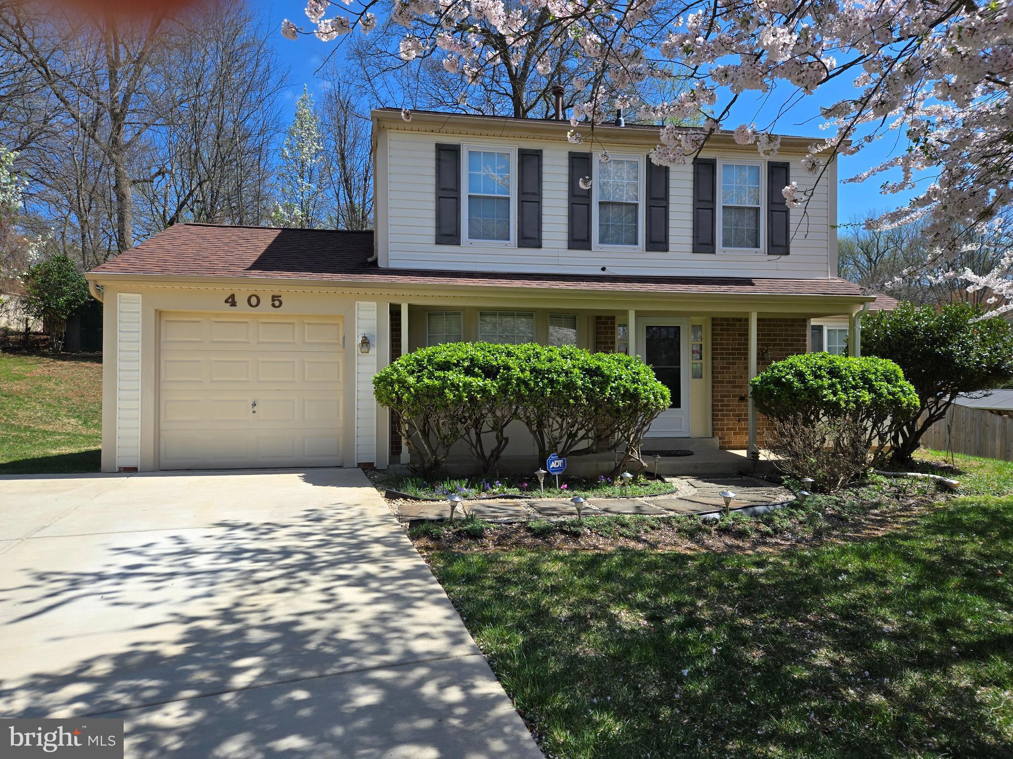 Welcome in! Cozy, lovingly maintained 3 bedroom and 2 1/2 bath colonial in cul-de-sac. Renovated kitchen cabinets with granite countertops. Updated roof (2018), HVAC. Hardwood floors on the main level. Plenty of parking in the redone driveway (2021) with an attached roomy 1-car garage. New sliding door opens onto a spacious deck. A sizeable shed/storage located in backyard. Conveniently located near ICC.