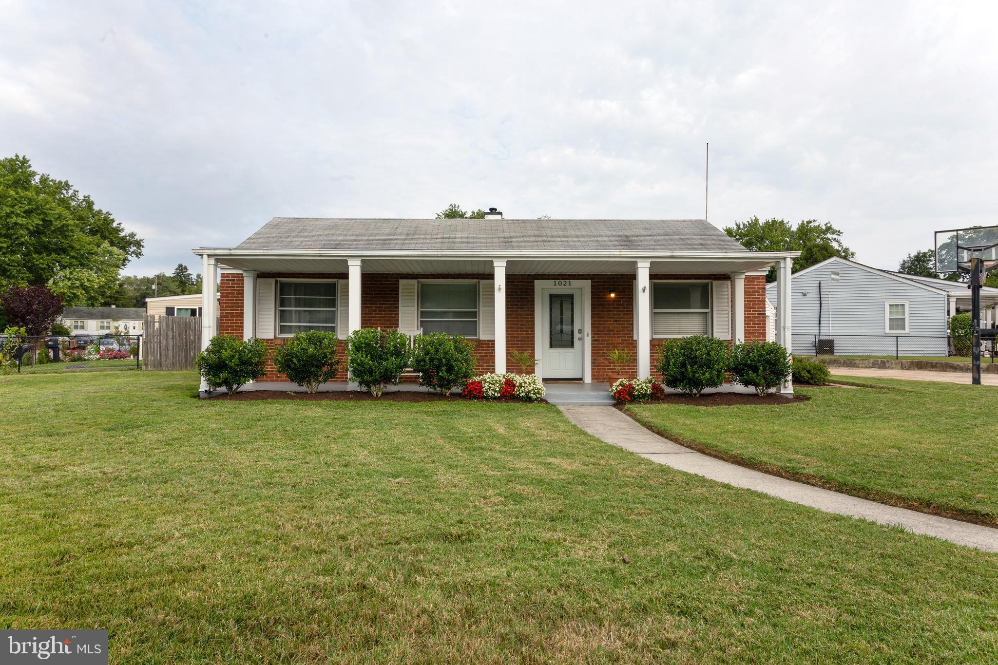 Charming, turnkey brick front rambler located in the heart of Glen Burnie!   This home has it all and is priced to sell!  Amazing updates through-out, spacious rear additions allows for an over-sized kitchen prefect for family gatherings & holiday dinners!  Upgraded cabinetry & newer appliances!   Renovated bathroom, three bedrooms, family room and more.   Newer flooring and freshly painted!   Don't forget to check out the garage and ample off street parking!  Not your typical Harundale rambler!   This one is not to be missed! NEW WINDOWS BEING INSTALLED!