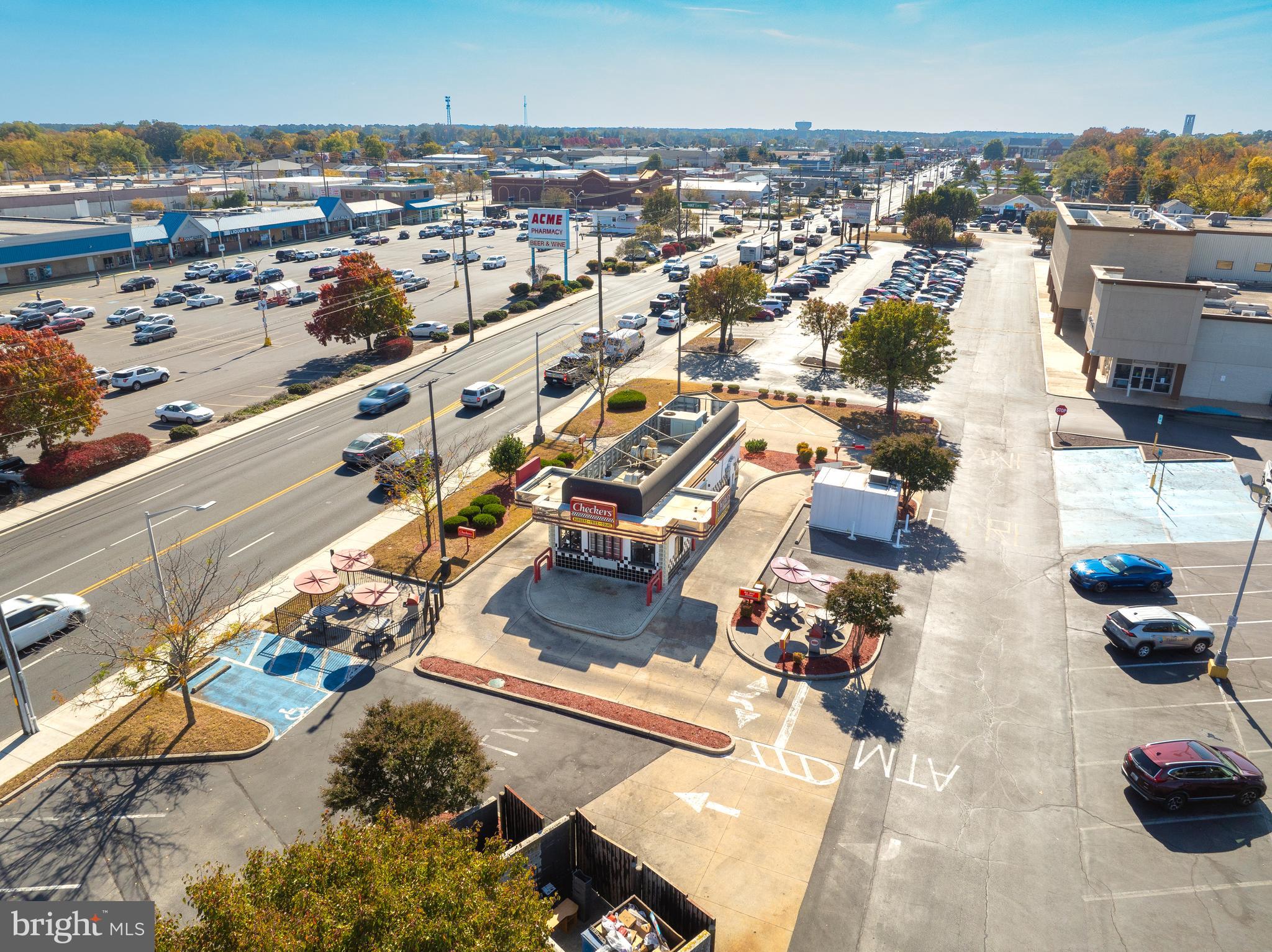 Former Checkers being offered as a turn key fast food restaurant. Kitchen is fully equipped with direct frontage and  great visibility on RT 13 with daily traffic counts over 30K.  The building itself has two drive throughs, two walk up ordering windows, and two bathrooms. Full equipment list is available in documents.