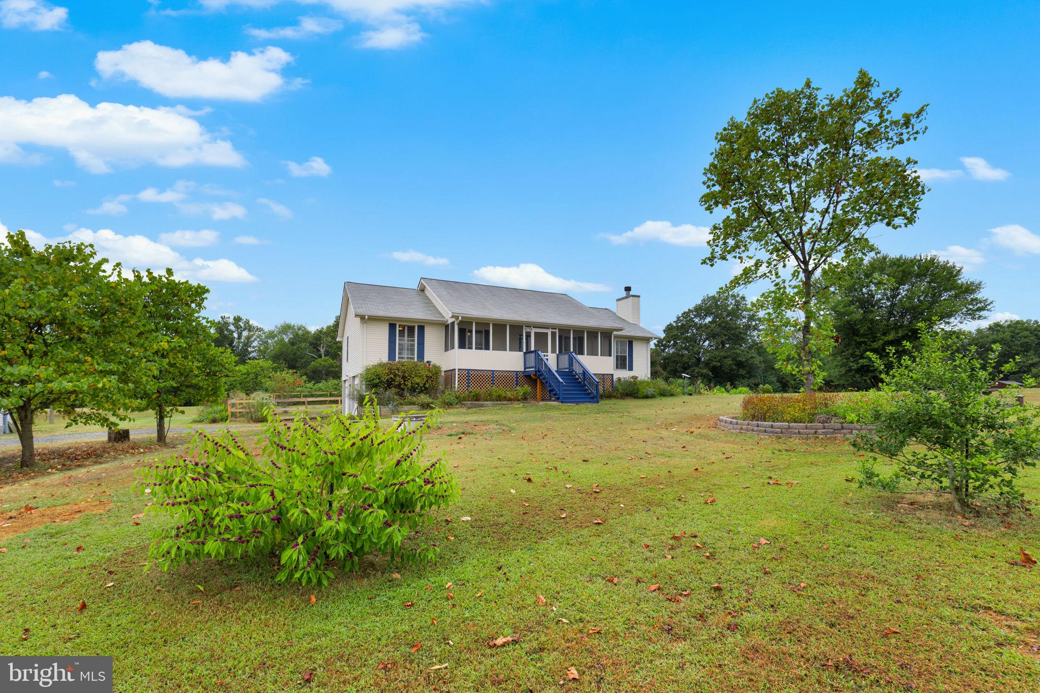 This house comes with a REDUCED RATE as low as 5.125% (APR 5.355%) as of 02/17/2026 through List & Lock™. This is a seller paid rate-buydown that reduces the buyer’s interest rate and monthly payment. Terms apply; inquire with your agent or list agent for disclosures. ** Peaceful country retreat, a gardener's paradise or a homesteaders' dream, with 3 bedrooms, 2.5 bathrooms, and 4.5 acres, located just outside the village of Casanova, just one mile from trails at the Weston Wildlife Management Area (hike or horse back). Step inside through the screened front porch and into the inviting living room, complete with a wood-burning fireplace, plantation shutters, and elegant, low-maintenance LVP flooring. This flooring flows seamlessly into the dining room and the beautifully remodeled kitchen, featuring new cabinetry, quartz countertops, a stylish tile backsplash, and stainless steel appliances. From the kitchen, step out onto the composite deck and enjoy the fenced backyard. The bedrooms are equipped with engineered hardwood floors and ceiling fans for added comfort. The primary bathroom has been tastefully updated with modern finishes. The spacious lower level offers a large recreation room with LVP flooring, plus access to the oversized 2-car garage with insulated doors. The shelving in the rec room can be easily removed by the new owners to open up the space if so desired, or create a separate guest retreat/office area. Additional storage and vehicle space are provided by a detached 2-car garage and a carport. Need more finished square footage? Convert the garage to living space and still have a detached garage! With solar power installed in 2016 (owned, not leased) and a battery backup system added in 2018, the home boasts nearly zero energy bills in the summer months. Starlink equipment is available for negotiation. Conveniently located, the VRE station is just 25 minutes away, and Old Town Warrenton is a quick 15-minute drive. Horse boarding (self) available next door! Mailing address is a Casanova post office box (No USPS delivery available to house). Seller may consider a VA assumption of loan at 3.375% by a VA eligible purchaser only with acceptable terms and sufficient gap funds (>50% of sales price).