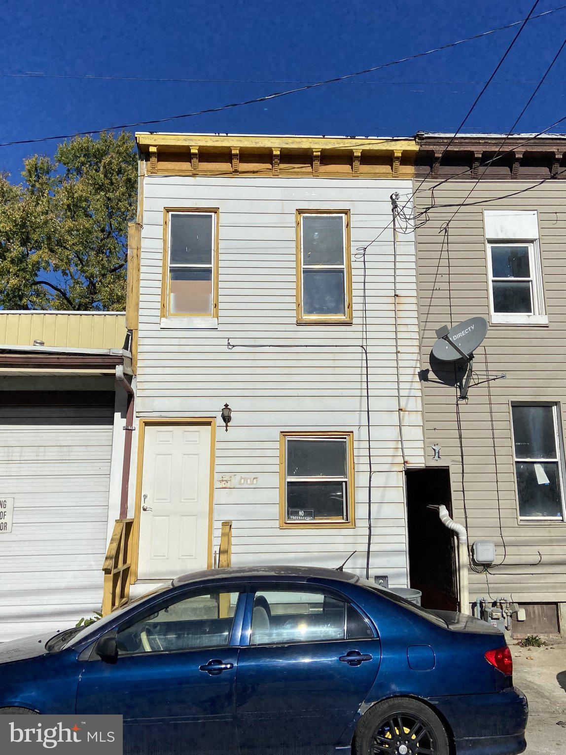 Semi-detached home with 2 bedrooms, and 1 bath home with tons of potential. Fenced in back yard.  York City School District.