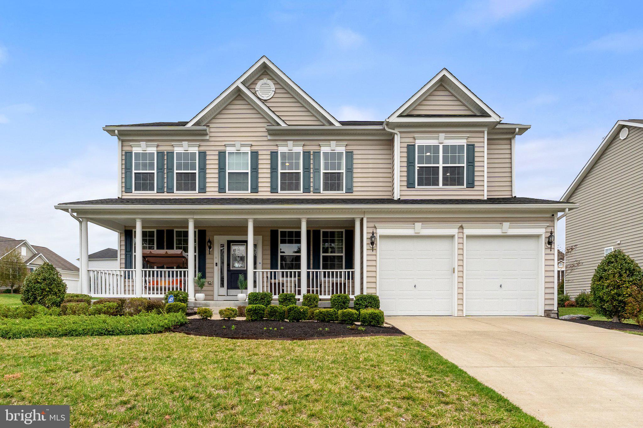 This former model in Canter Estates with mega upgrades is your new dream house. Trust me. With five bedrooms, 3.5 baths, and 4,872 square feet to play with, you’re going to be impressed. Chic, contemporary paint and wallpaper choices, along with striking architectural details and a pleasing floorplan make this home a real standout. The family room brings the wow factor with a bold, vaulted ceiling, a grand fireplace
façade that stretches floor to ceiling, and double the light. Since it’s adjacent to the gourmet kitchen and another dining area, it makes this a dream for entertaining or family gatherings. Anyone would be thrilled to work in this kitchen with banks of bright cabinets, quartz counters for days, stainless appliances, a large matching island with seating for four, and a pantry. Want a little more privacy? There’s also separate living
and formal dining rooms, and a wood-ceilinged space perfect for an office or reading nook. A half-bath completes this level. Upstairs is the grand primary suite with space and options for desired furniture, a walk-in closet, and a gorgeous full bath. Three other attractive bedrooms, one full bath, and the laundry room fill out this floor. The downstairs is so large, you have nothing but options for how to enjoy it, as well as another bedroom and full bath. The outdoor amenities include a back deck overlooking a grassy, fenced backyard, a spacious front porch, and manicured landscaping with 8 zone irrigation system. Also featuring an electric vehicle charger and equipped with smart-home technology. With the exterior’s elegant color combination and styling, a two-car garage, and sitting in a beautiful neighborhood, this home is move in ready…and worth throwing a party over.