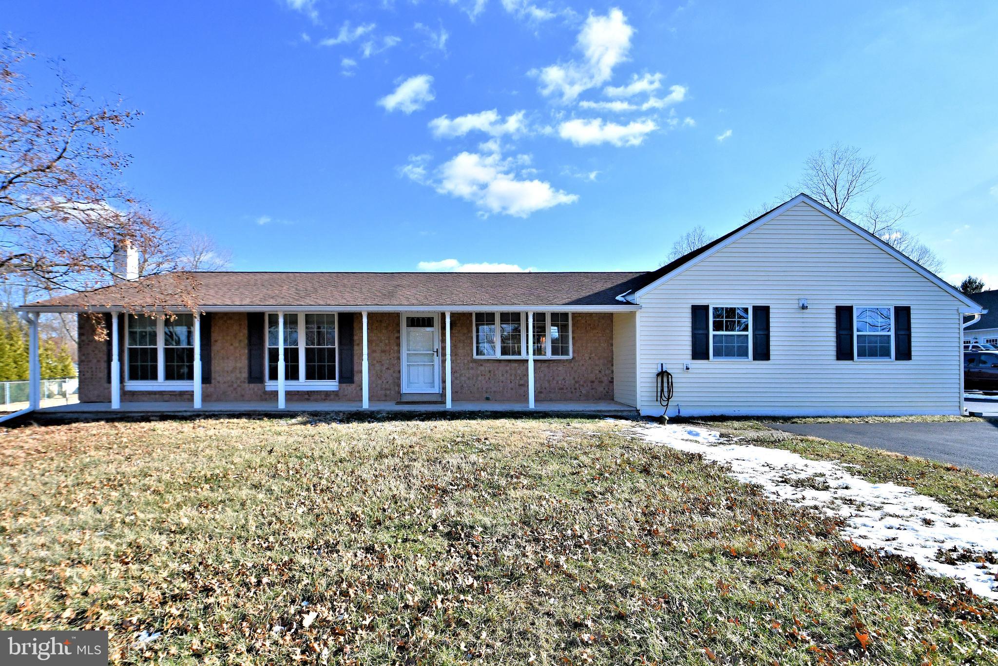 Welcome home!!! This beautifully maintained rancher boasts 3  bedrooms and 1.5  bathrooms, making it the perfect choice if you're just starting out or looking to downsize!  With beautiful covered front and rear porches this home is nestled on a large  level lot and features a beautiful built-in pool and a pool house, ideal for summer relaxation and entertaining. Step inside to discover the elegance of wood flooring in the living area, adding warmth and character. The updated kitchen is a chef's delight, efficient and equipped with modern appliances and ample counter space.  Just down the hallway you'll find three bedroom with  closet good space and an updated hall bathroom. The oversized garage offers plenty of workspace in addition to parking and the full basement has tons of storage!  Located in sought-after beautiful Worcester Township, you'll enjoy the tranquility of suburban living with easy access to local amenities, including parks and schools. Don't miss the chance to make this charming home yours!