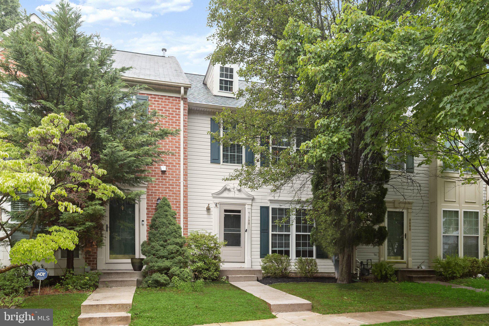 Welcome to 9868 Sherwood Farm Road, a beautifully maintained townhome in the heart of Owings Mills offering stylish updates, spacious living areas, and an unbeatable location. Step inside to discover gleaming hardwood floors and an inviting living room enhanced by elegant crown molding and abundant natural light. The thoughtfully designed main level flows seamlessly into the kitchen and breakfast area, highlighted by a convenient pass-through window that creates an open and connected feel. The kitchen is sure to impress with stainless steel appliances, granite countertops, a decorative backsplash, ample cabinetry, a center island, and generous prep space. Adjacent to the kitchen, the dining area provides direct access to the deck, making indoor-outdoor entertaining effortless. Retreat upstairs to the spacious primary suite featuring a walk-in closet and a luxurious en-suite bath complete with a soaking tub, glass-enclosed shower, and dual vanity. Two additional bedrooms and a full hall bath complete the upper level. The finished lower level expands the living space with a comfortable family room offering walkout access to the patio and fenced backyard, perfect for relaxing, entertaining, or enjoying outdoor activities. A dedicated laundry room and additional storage area provide added convenience. Recent updates include fresh paint, new carpeting, a storm door, and additional improvements, providing move-in-ready appeal and peace of mind. Ideally located near everything Owings Mills has to offer, residents enjoy easy access to shopping, dining, parks, recreation, and entertainment, including Foundry Row, Mill Station, Metro Centre, and numerous local parks and walking trails. Commuters will appreciate convenient access to major routes, including I-795, I-695, and the Owings Mills Metro Station. Offering the perfect blend of comfort, style, and convenience, this exceptional townhome is ready to welcome you home.