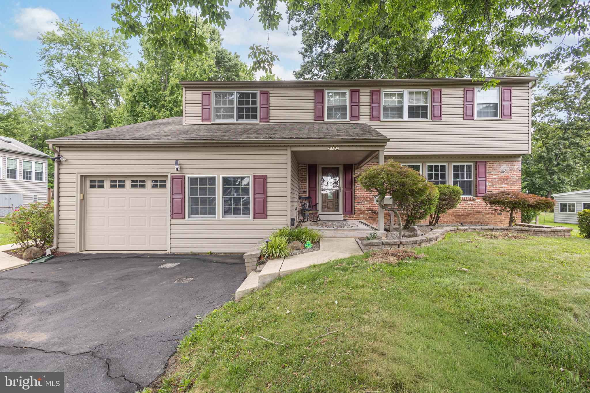 Welcome to this spacious 4-bedroom, 3.5-bath Colonial in the highly sought-after Palomino Farms community and award-winning Central Bucks School District. Offering the largest model in the neighborhood, this home features a highly sought-after floor plan with generous living spaces and an open layout designed for comfortable everyday living and effortless entertaining.

A covered front porch welcomes you into the foyer with hardwood flooring, an updated front door, coat closet, and staircase to the upper level. Just off the foyer, the private office features French doors, built-in shelving, and abundant natural light. The formal living room offers hardwood flooring, crown molding, recessed lighting, and triple front windows.

The expansive eat-in kitchen is the heart of the home, showcasing abundant maple cabinetry, generous countertop space, stainless steel appliances, recessed lighting, and a peninsula with seating. Open to the sunken family room, the kitchen creates a seamless flow that is ideal for gathering with family and friends. The adjoining breakfast area offers additional cabinetry, recessed lighting, crown molding, and two sets of Andersen windows overlooking the backyard. A convenient wet bar with Corian countertops enhances the entertaining space.

The sunken family room features a wood-burning brick fireplace, recessed lighting, ceramic tile flooring, and sliding glass doors leading to the covered rear porch. Complete with ceiling fans and lighting, the covered porch overlooks the large, level, fenced backyard, creating an exceptional outdoor living space that’s perfect for relaxing, hosting guests, or enjoying everyday life.

A laundry room with utility sink and cabinetry, rear entrance, and powder room complete the main level.

Upstairs, the spacious primary suite features hardwood flooring, a large walk-in closet, and an en-suite bath with ceramic tile, Corian vanity, and a linen closet. Three additional generously sized bedrooms and two additional full bathrooms complete the second floor.

The finished basement provides flexible living space ideal for a recreation room, home gym, media room, or play area, while the separate utility room offers ample storage. Interior photos will be posted August 3, 2026
