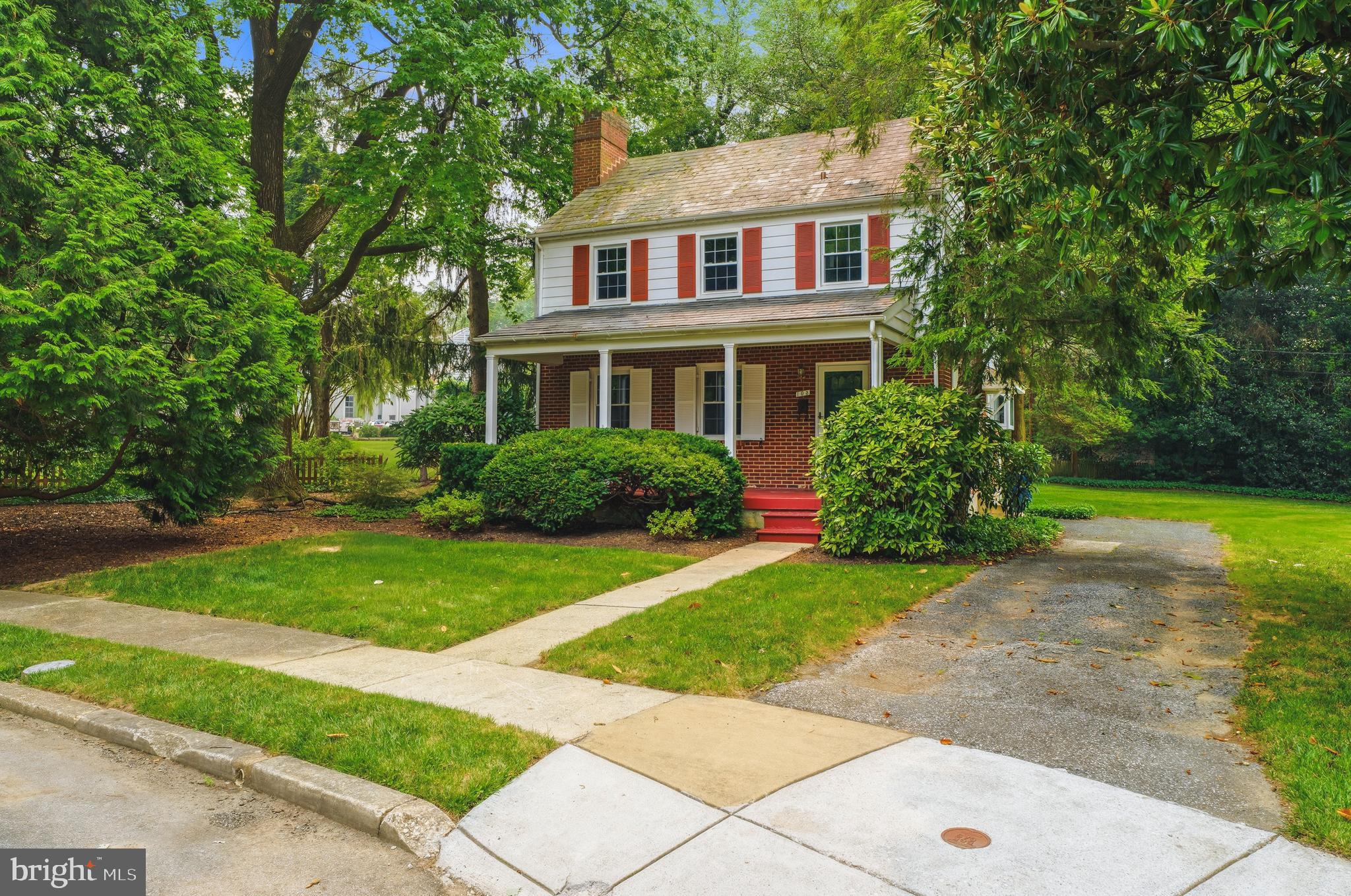 Welcome to 103 Cedarcroft Road, a rarely available brick Colonial tucked away on a quiet cul-de-sac in one of Baltimore's most desirable neighborhoods. This charming 3-bedroom home offers timeless character, thoughtful living spaces, and endless potential. Relax on the spacious covered front porch, the perfect spot for morning coffee or unwinding on warm summer evenings. Inside, you'll find a bright and inviting layout featuring three generously sized bedrooms, one full bathroom.  Step outside to enjoy the private, mostly level backyard—ideal for entertaining, gardening, play, or simply enjoying the outdoors. Off-street parking adds everyday convenience, while the unfinished lower level with a half bath already present provides a blank canvas ready for your personal touch. Whether you envision a recreation room, home office, gym, workshop, or additional living space, the possibilities are endless. Combining classic Colonial charm with a desirable cul-de-sac location, ample outdoor space, and room to grow, this is an opportunity you won't want to miss.